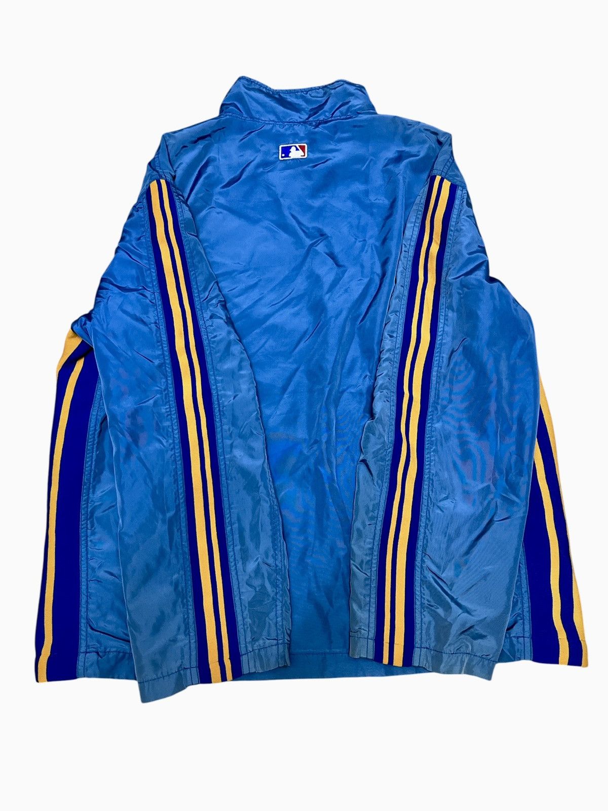 MLB Vintage Chicago Cubs Satin Bomber Blue Jacket Size US L / EU 52-54 / 3 - 2 Thumbnail
