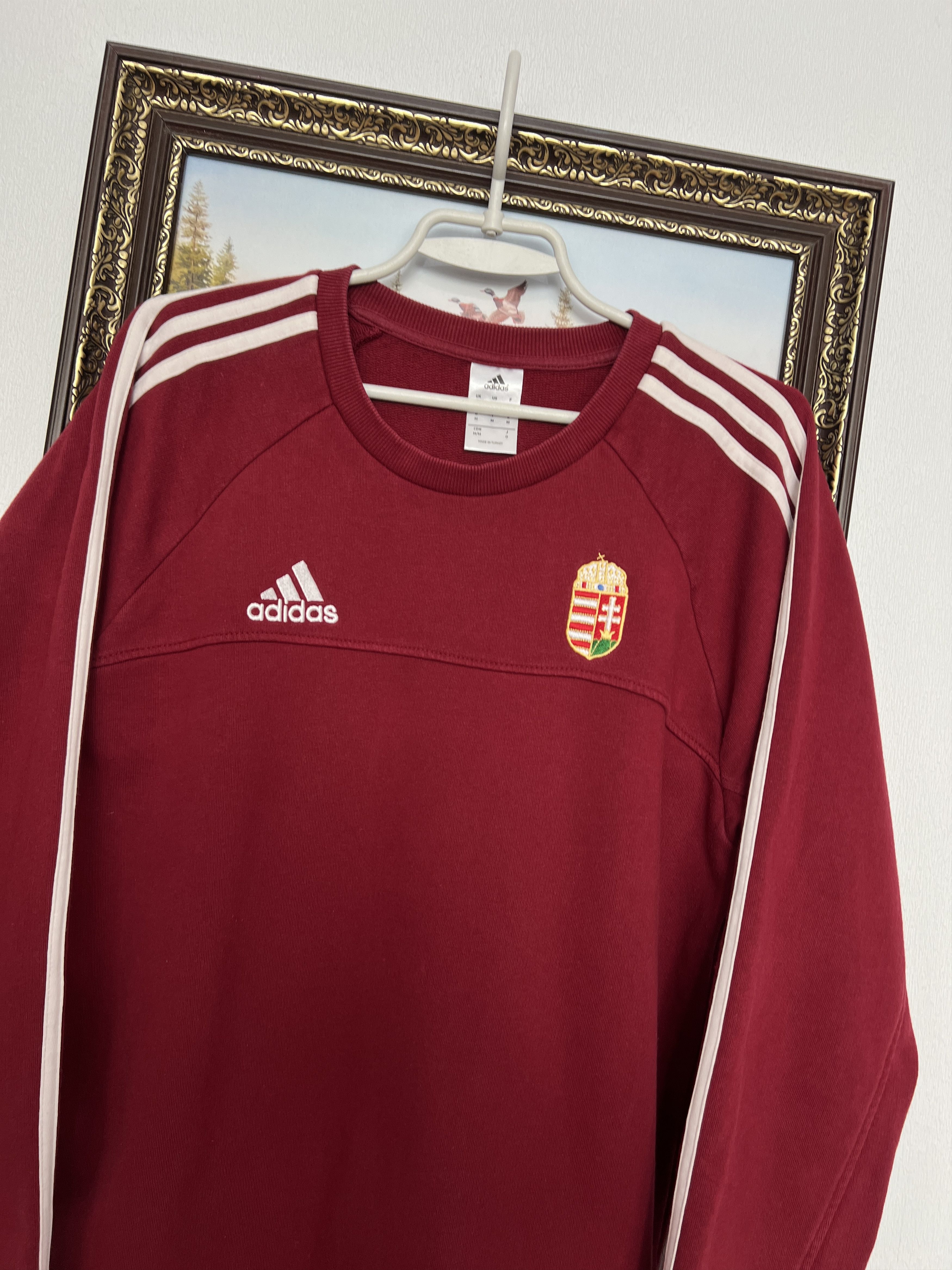Adidas Vintage Hungary Football Sweatshirt Soccer Crewneck Track Size US M / EU 48-50 / 2 - 3 Thumbnail