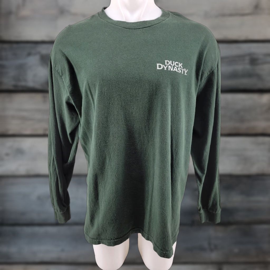Vintage Duck Dynasty Shirt Mens XL Long Sleeve Green 2020-2029 Size US XL / EU 56 / 4 - 1 Thumbnail