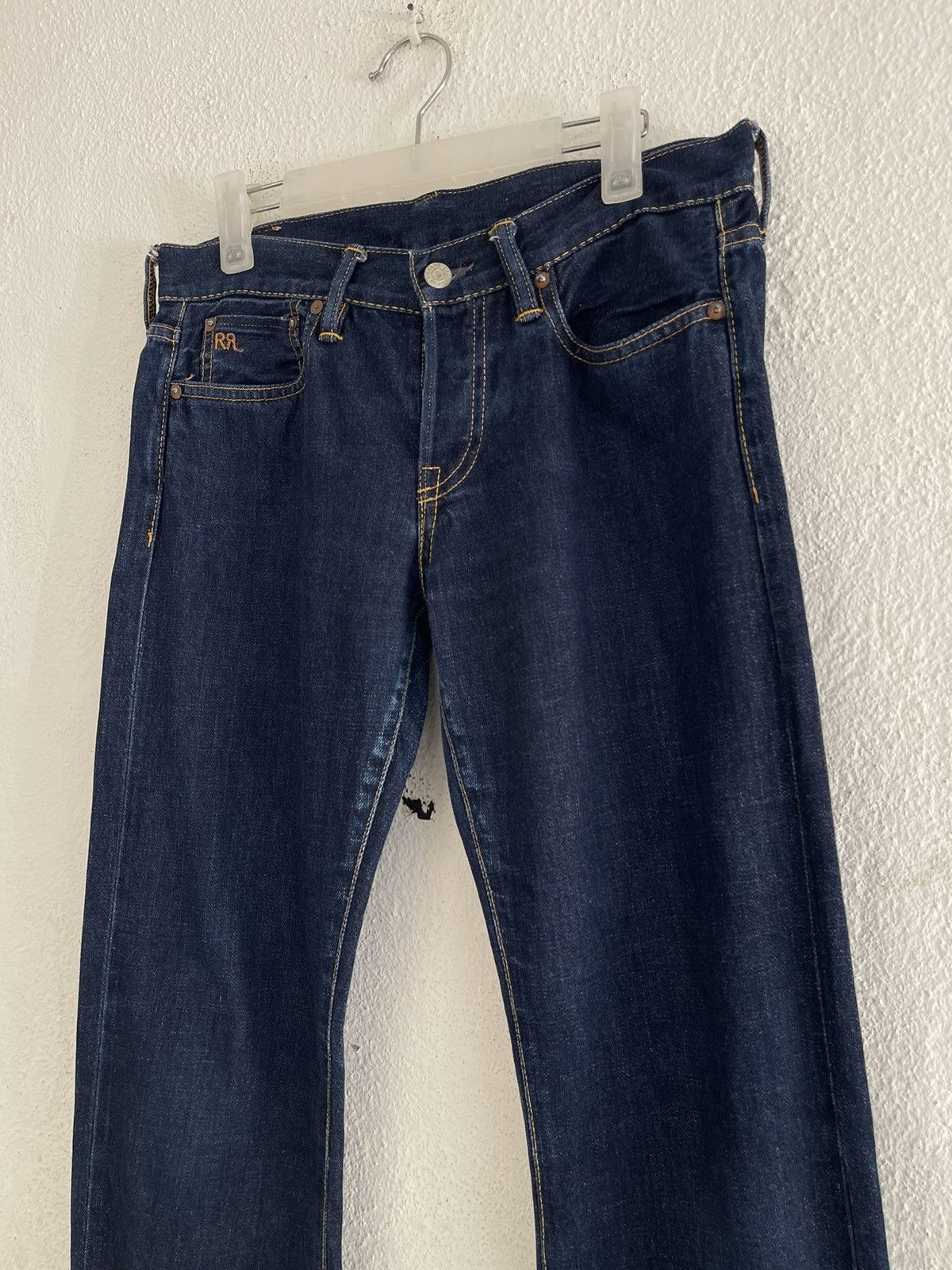 RRL Ralph Lauren RRL Slim Straight Japan Woven Selvedge Jeans Ralph Lauren Size US 32 / EU 48 - 6 Thumbnail