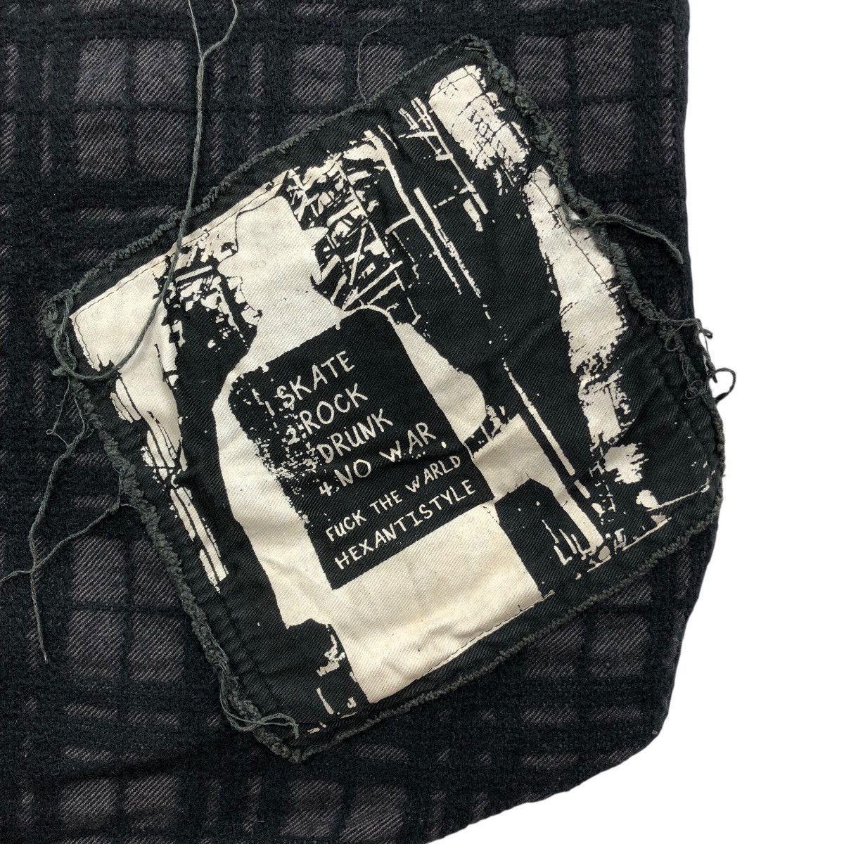 Japanese Brand HEX ANTISTYLE Punk Scab Seditionaries Hoodie
