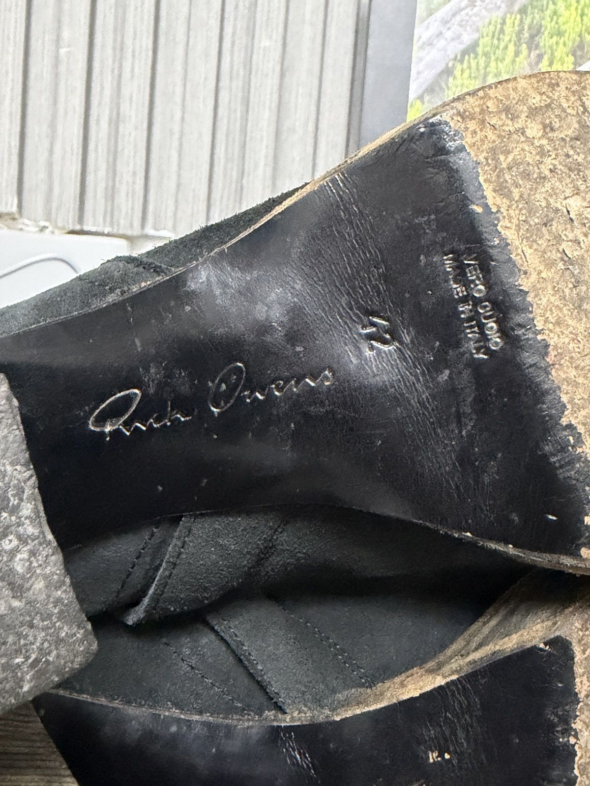 Rick Owens 🦂😮‍💨Ss05 SCORPIO suede heel Boots Size US 9 / EU 42 - 21 Thumbnail