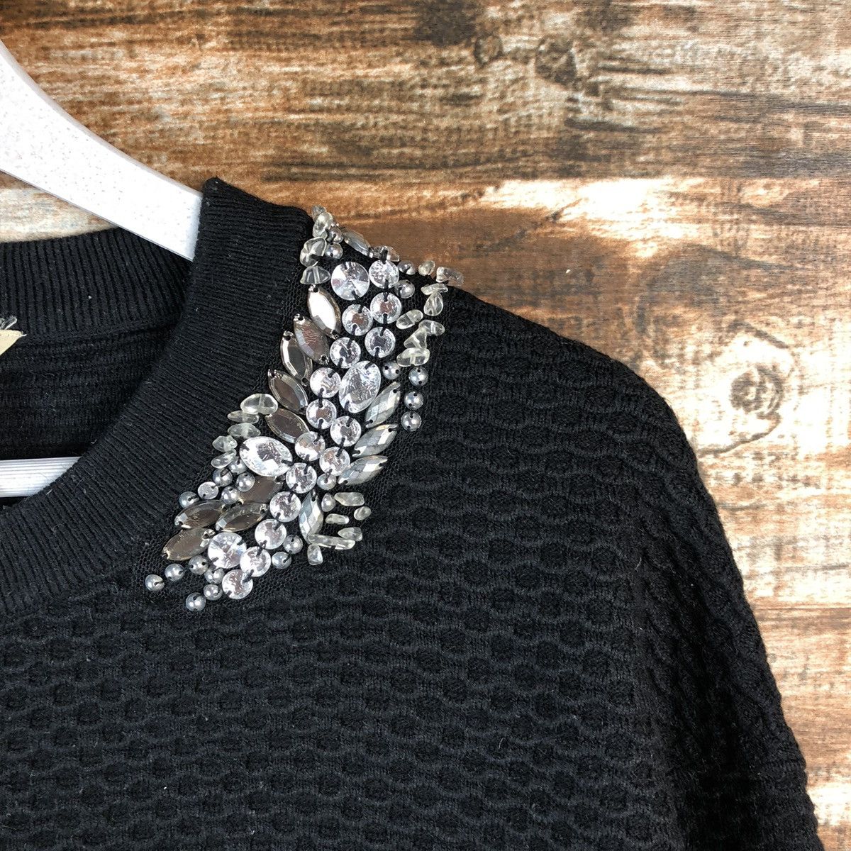 Homespun Knitwear × Japanese Brand Torrazo Donna Black vintage Knitwear #A2501 Size S / US 4 / IT 40 - 10 Thumbnail