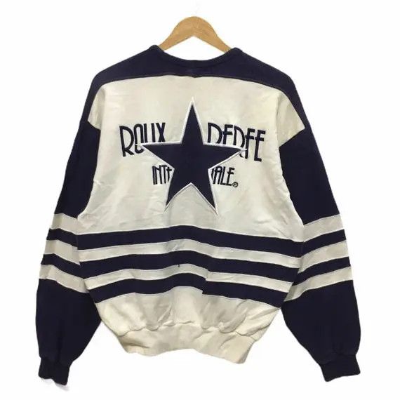Vintage ROUX DI PERFE Internazionale Crewneck Sweatshirt Big Logo Size L / US 10 / IT 46 - 9 Thumbnail