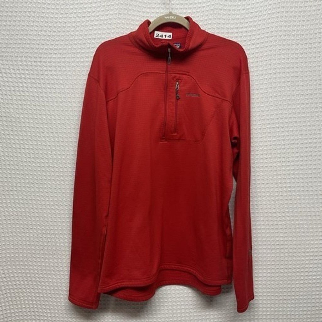 Patagonia Patagonia R Red 1/4 Zip Fleece Base Layer Sweater Men XL Size US XL / EU 56 / 4 - 1 Thumbnail