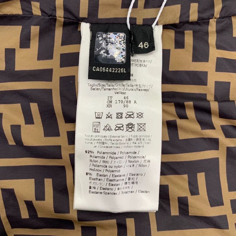 Fendi Fendi Logo Print Lining Puffer Jacket Size US S / EU 44-46 / 1 - 6 Thumbnail