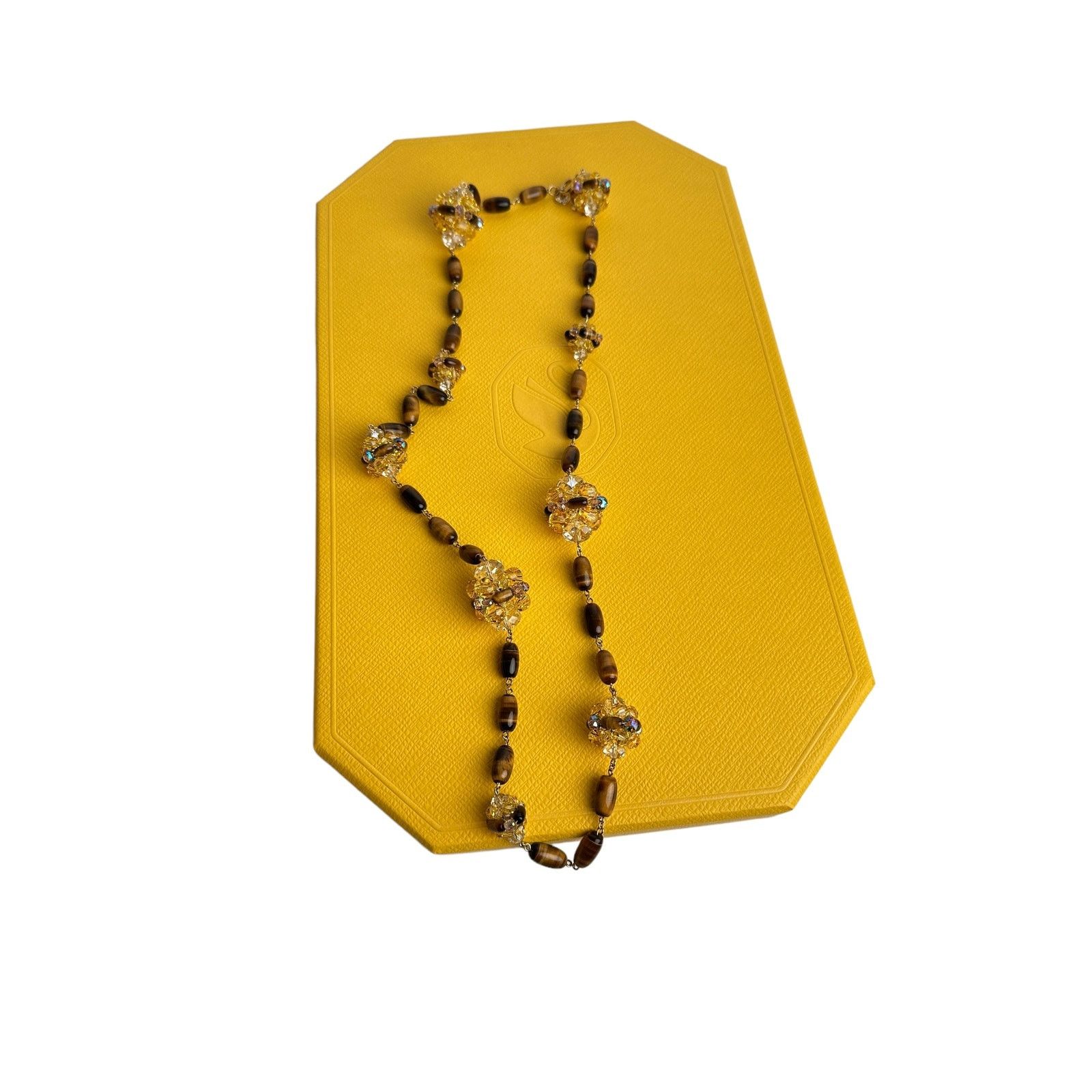 Swarovski Swarovski Somnia necklace Long, Brown, Gold-tone plated Size ONE SIZE - 7 Thumbnail