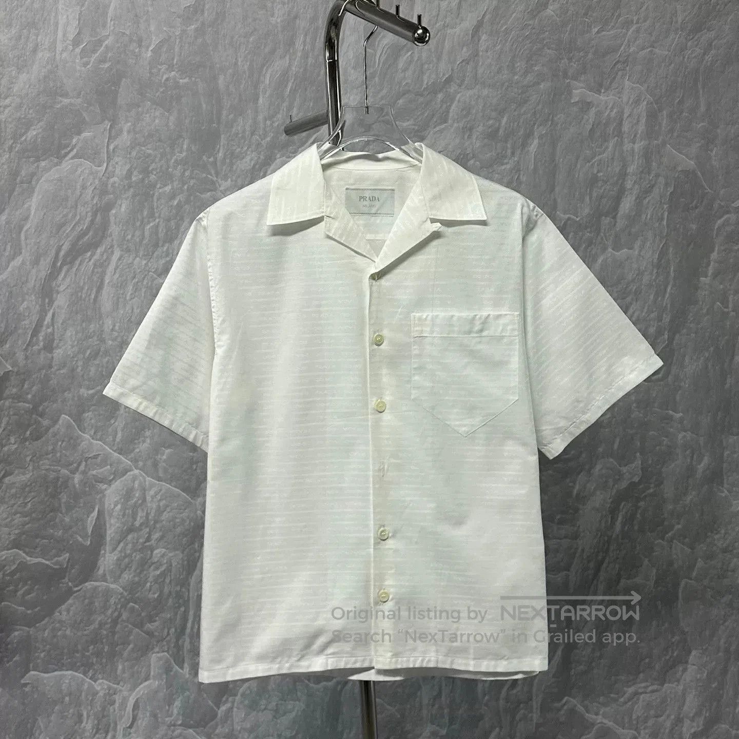 Prada prada short sleeve pocket printed shirt. Size US M / EU 48-50 / 2 - 1 Thumbnail