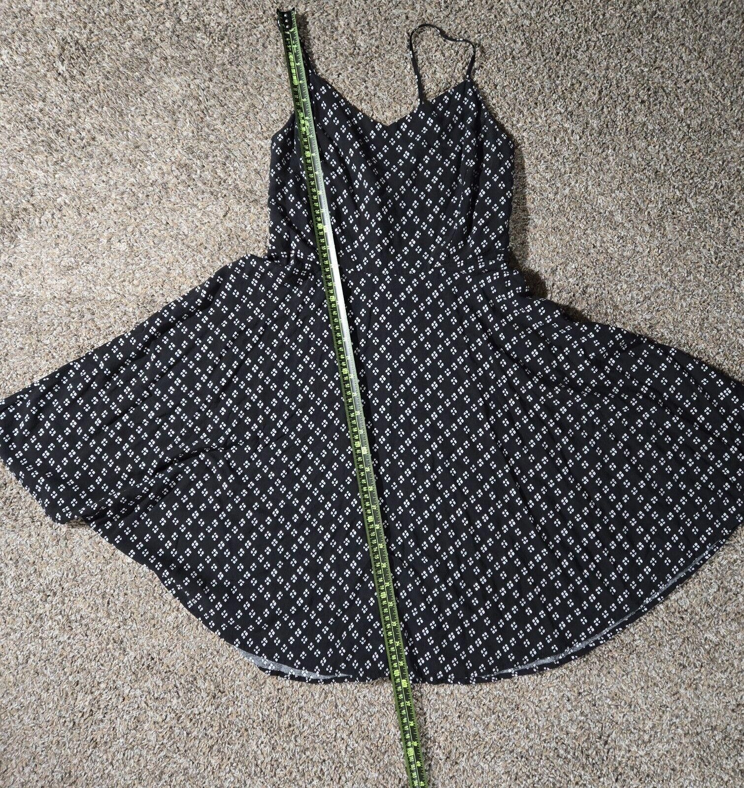 Old Navy Old Navy Black/White Flared Skirt Sundress. Side Zipper Sz M Size M / US 6-8 / IT 42-44 - 2 Thumbnail