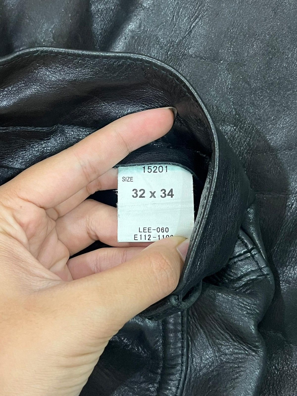 Lee Lee Riders Leather Wax Pants Size US 32 / EU 48 - 4 Thumbnail