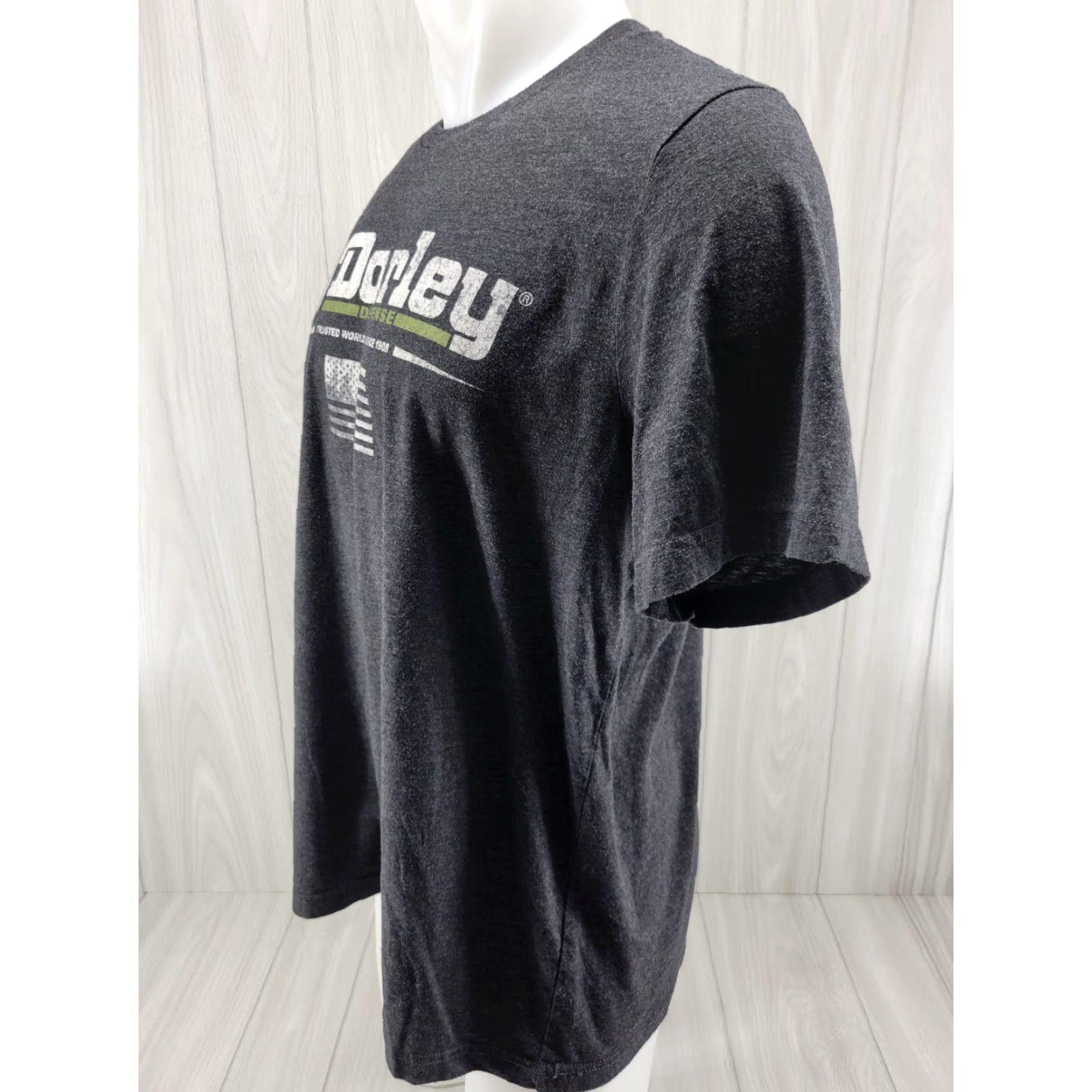 Vintage VINTAGE Darley Defense Mens Shirt XL Gray T-Shirt Size US XL / EU 56 / 4 - 2 Thumbnail