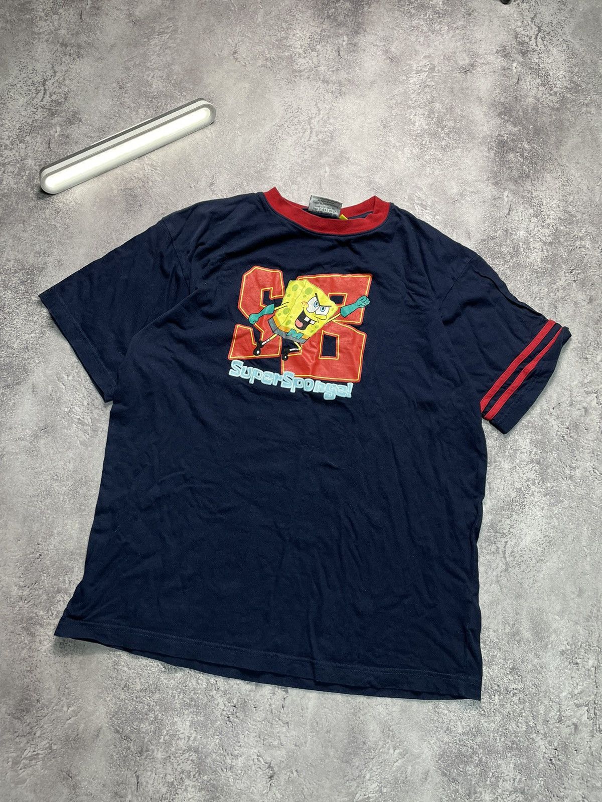 Nickelodeon × Vintage 2004 Nickelodeon Spongebob Super Absorbent T-shirt Size US L / EU 52-54 / 3 - 1 Thumbnail