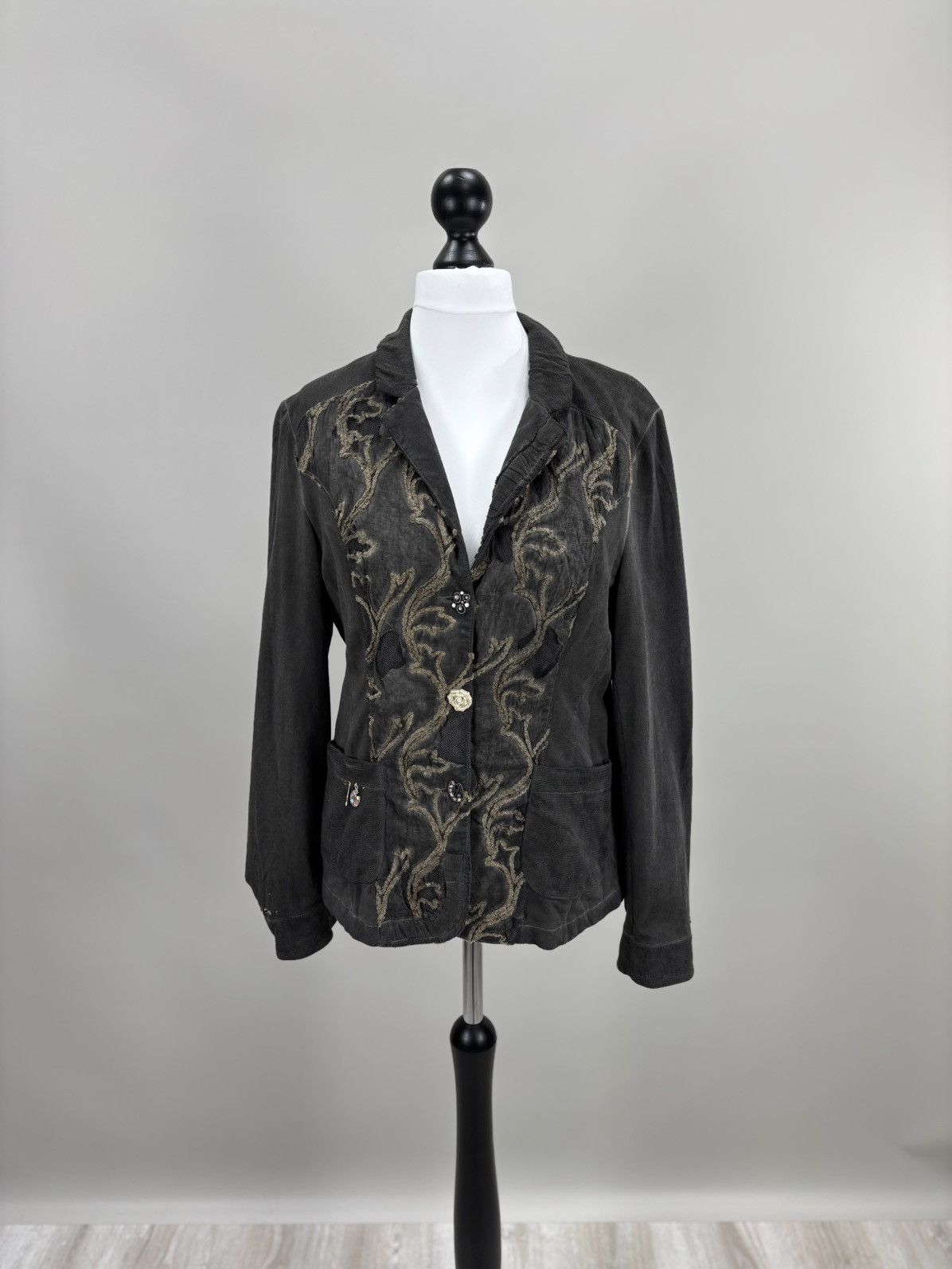 Elisa Cavaletti Womens blazer Elisa Cavaletti Size XL Color Gray Size XL / US 12-14 / IT 48-50 - 1 Thumbnail