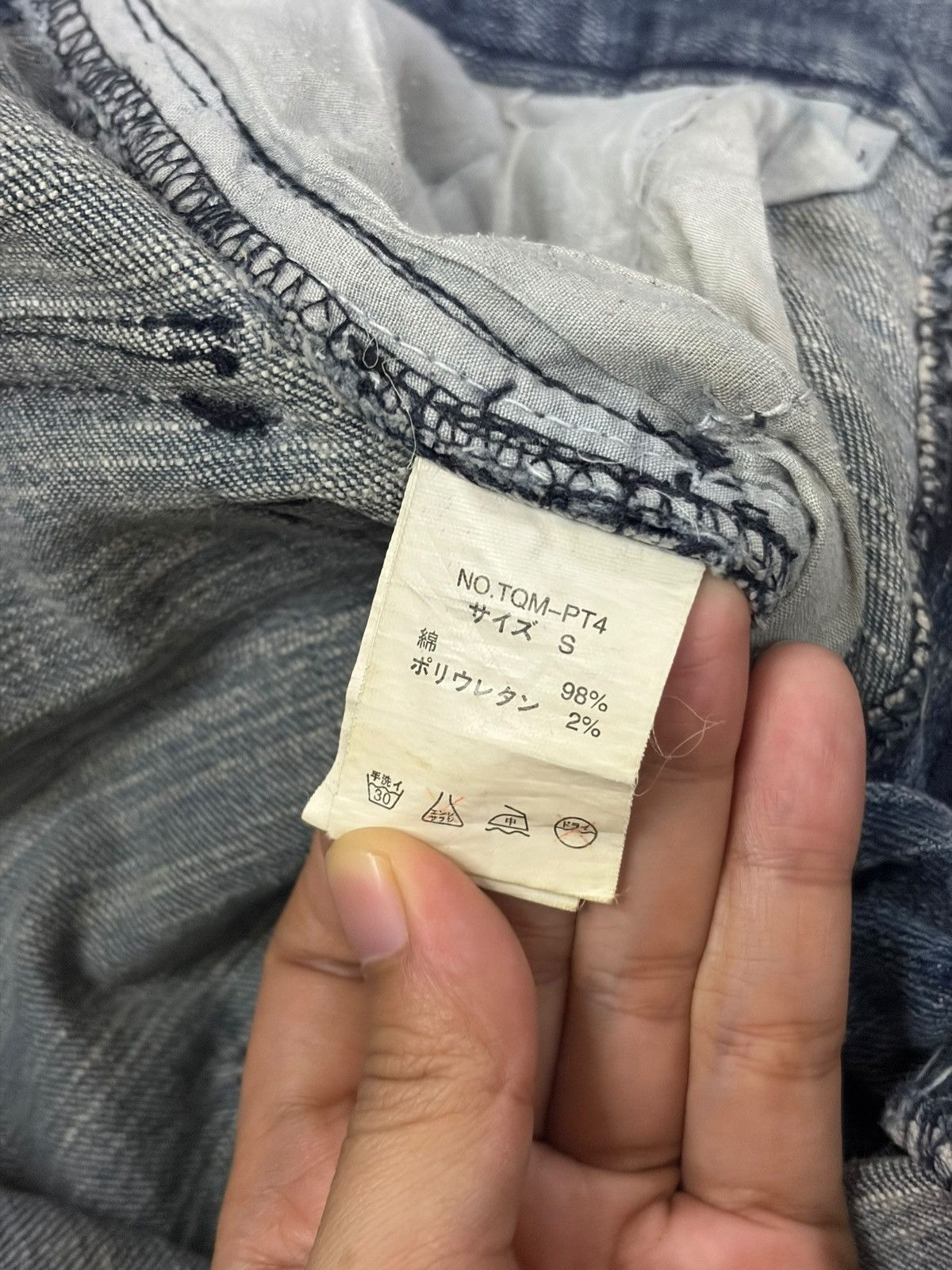semanticdesign Vintage Semantic Design Faded Wash Distressed Jeans Size US 30 / EU 46 - 5 Thumbnail
