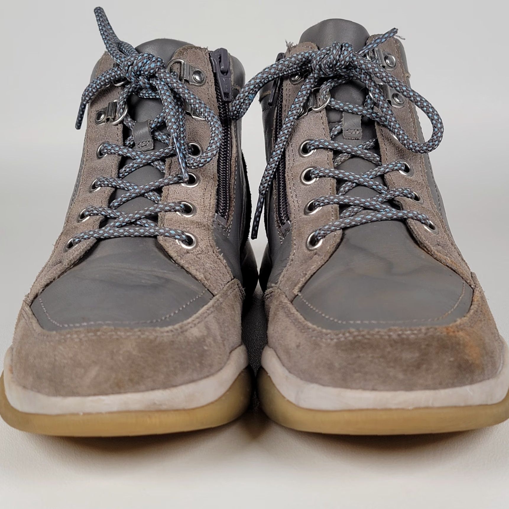 Vionic Vionic Whitley Water Repellent Gray Leather Zip Comfort Boot Women 9 Size US 7 / IT 37 - 2 Thumbnail