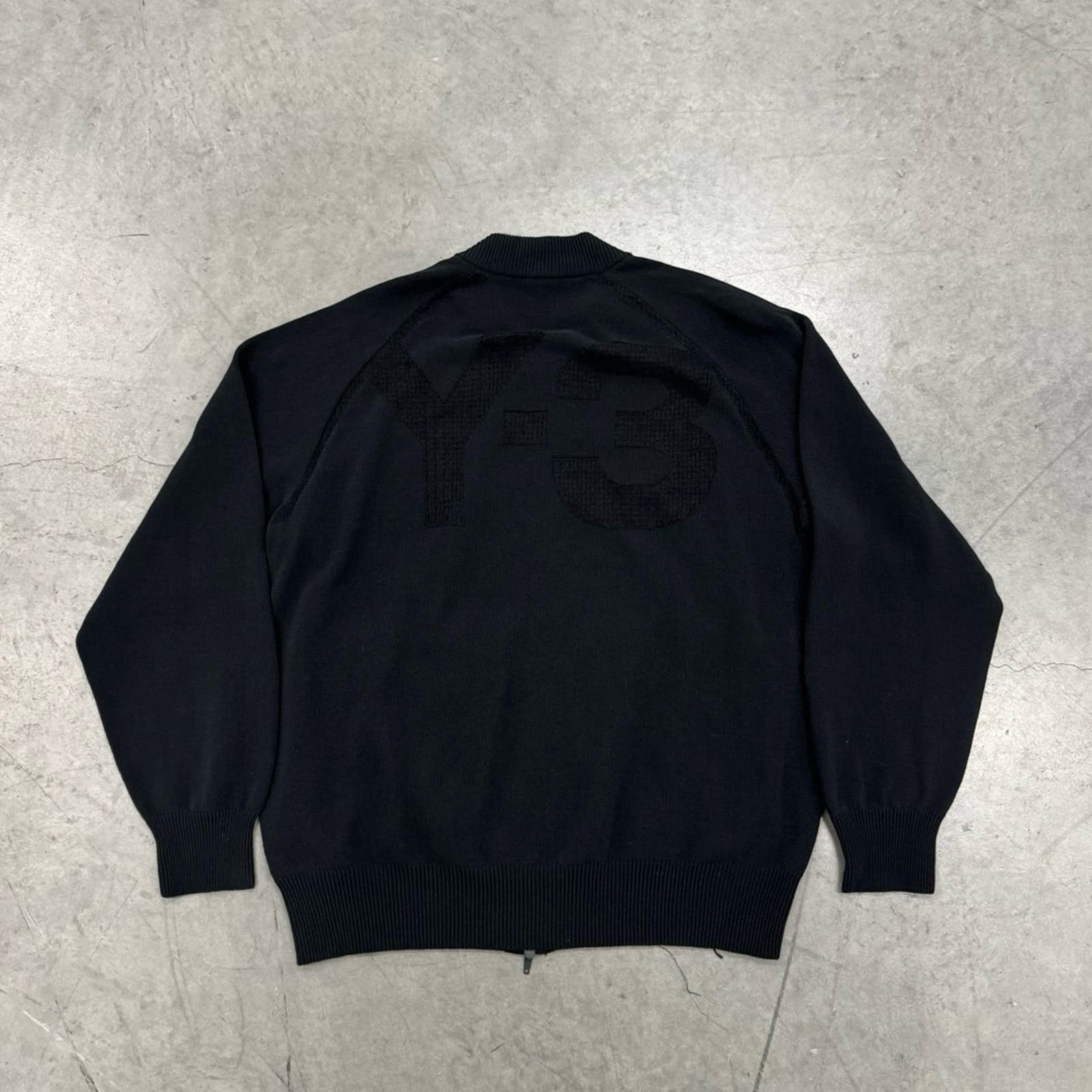 image of Y 3 Adidas Y3 Yohji Yamamoto Knit Men Jacket Large in Black