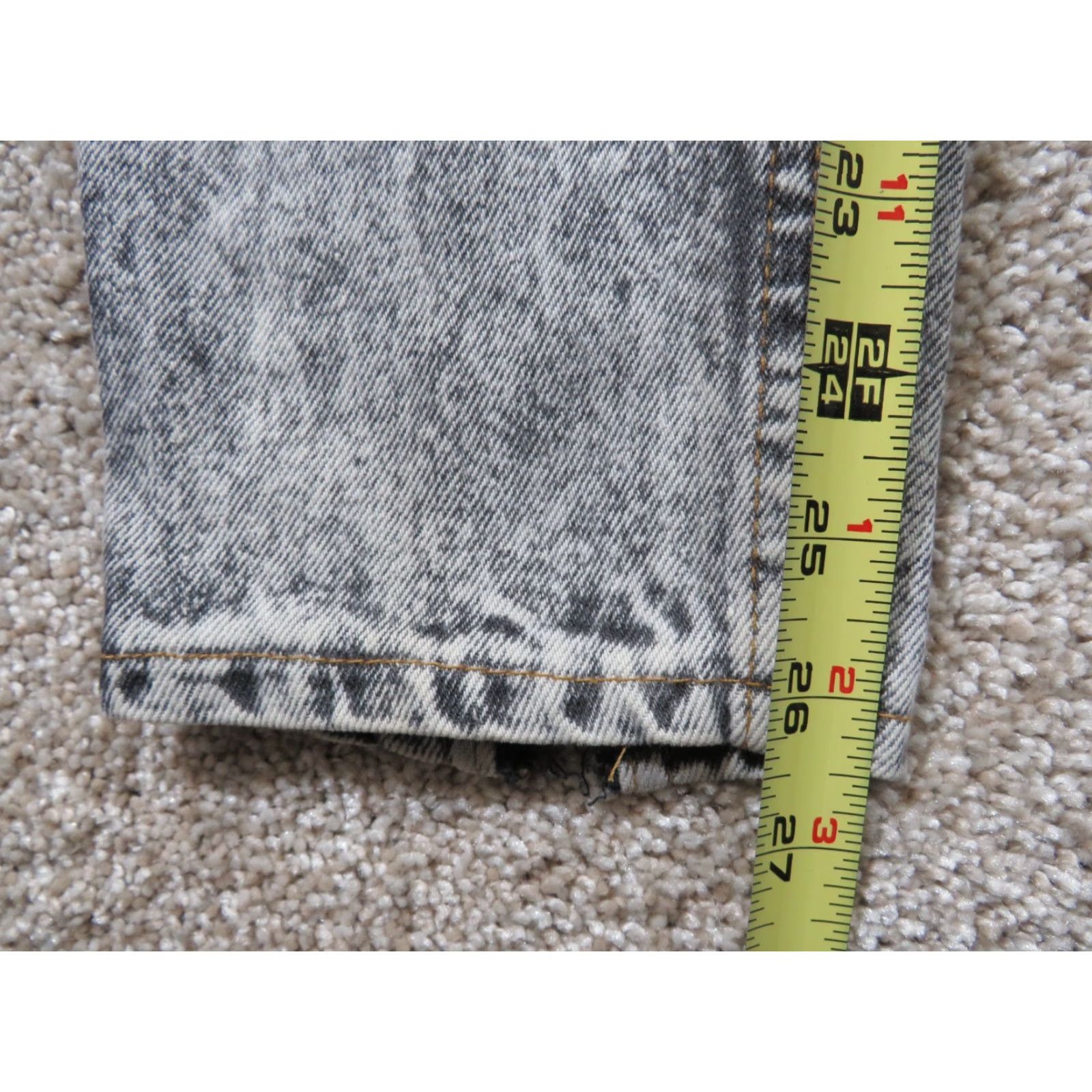 Jordache VTG Jordache Jeans Denim USA Ladies Misses 9 26X27 High Waist Acid wash 1980s Disco Mens? Size 26" / US 2 / IT 38 - 5 Thumbnail