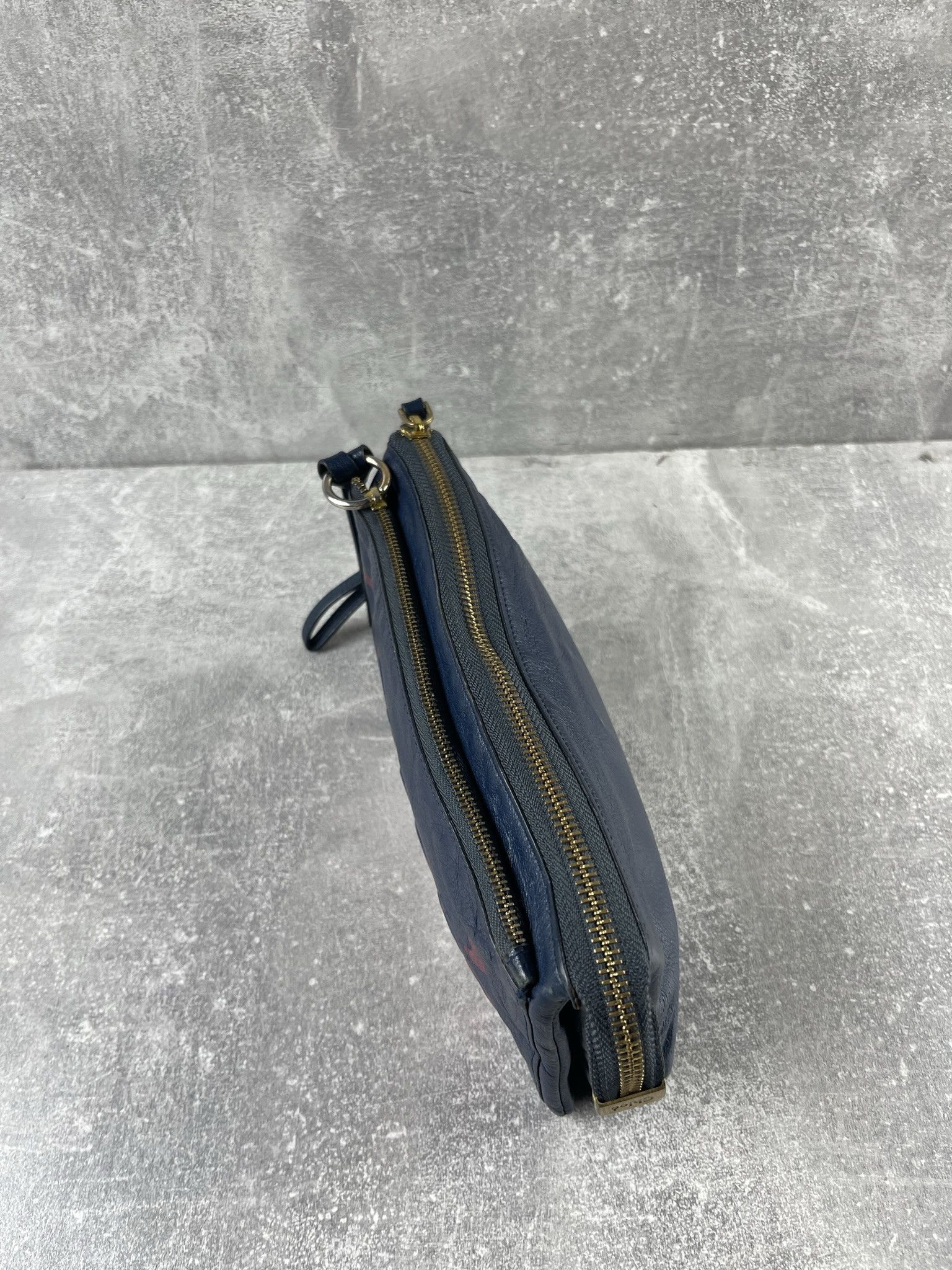 Chloe Chloe vintage 00s leather blue clutch bag wallet italy made Size ONE SIZE - 4 Thumbnail