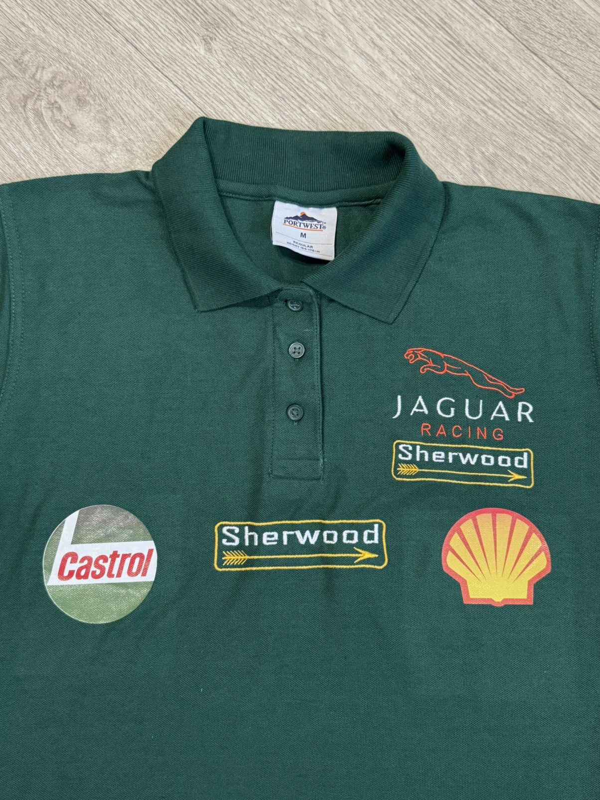 Formula 1 🔷Jaguar Racing F1 Team Sponsor Polo T-shirt🔷 Size US M / EU 48-50 / 2 - 2 Thumbnail