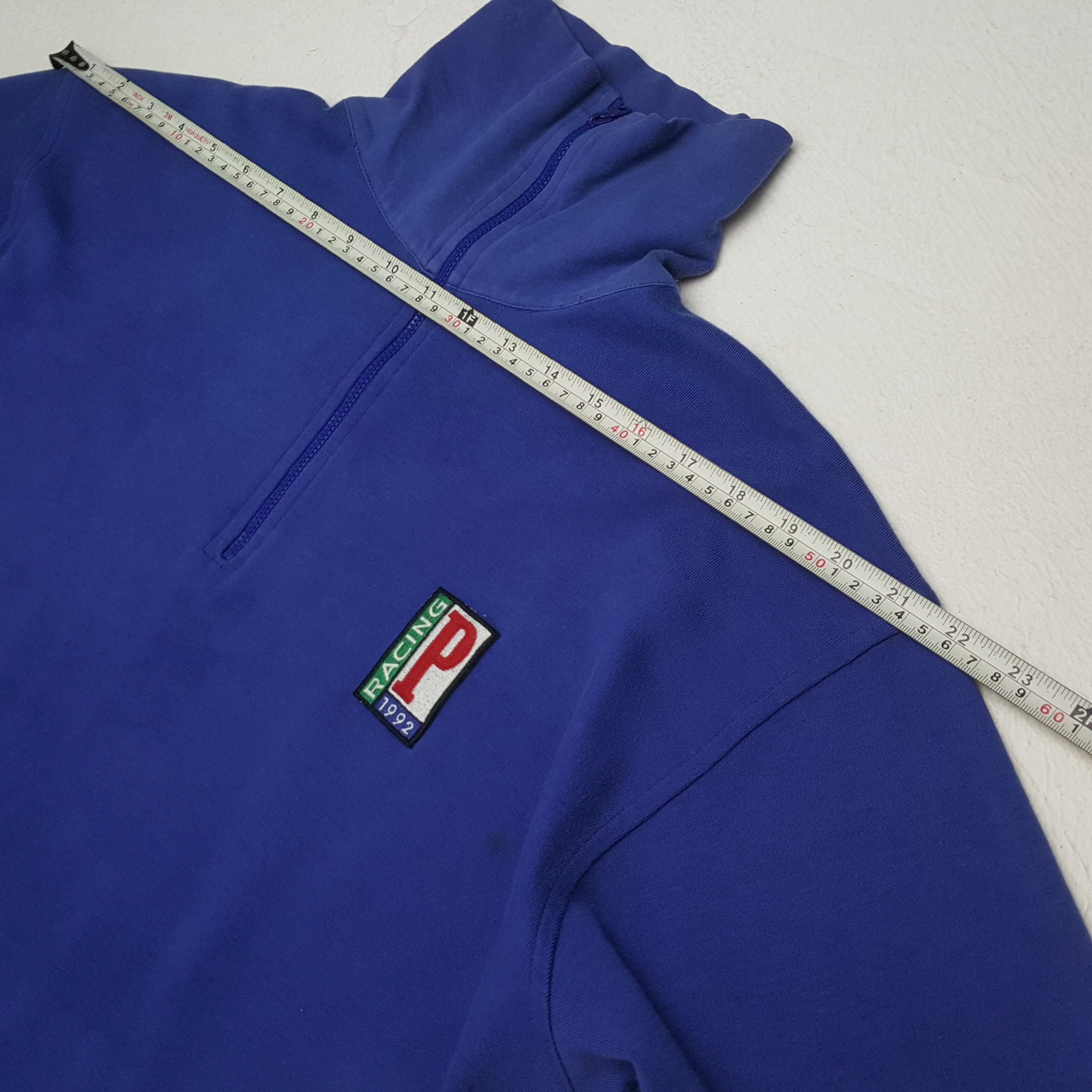 Polo Ralph Lauren × Vintage POLO by RALPH LAUREN Distressed Half Zipper Sweatshirt Size US L / EU 52-54 / 3 - 4 Thumbnail
