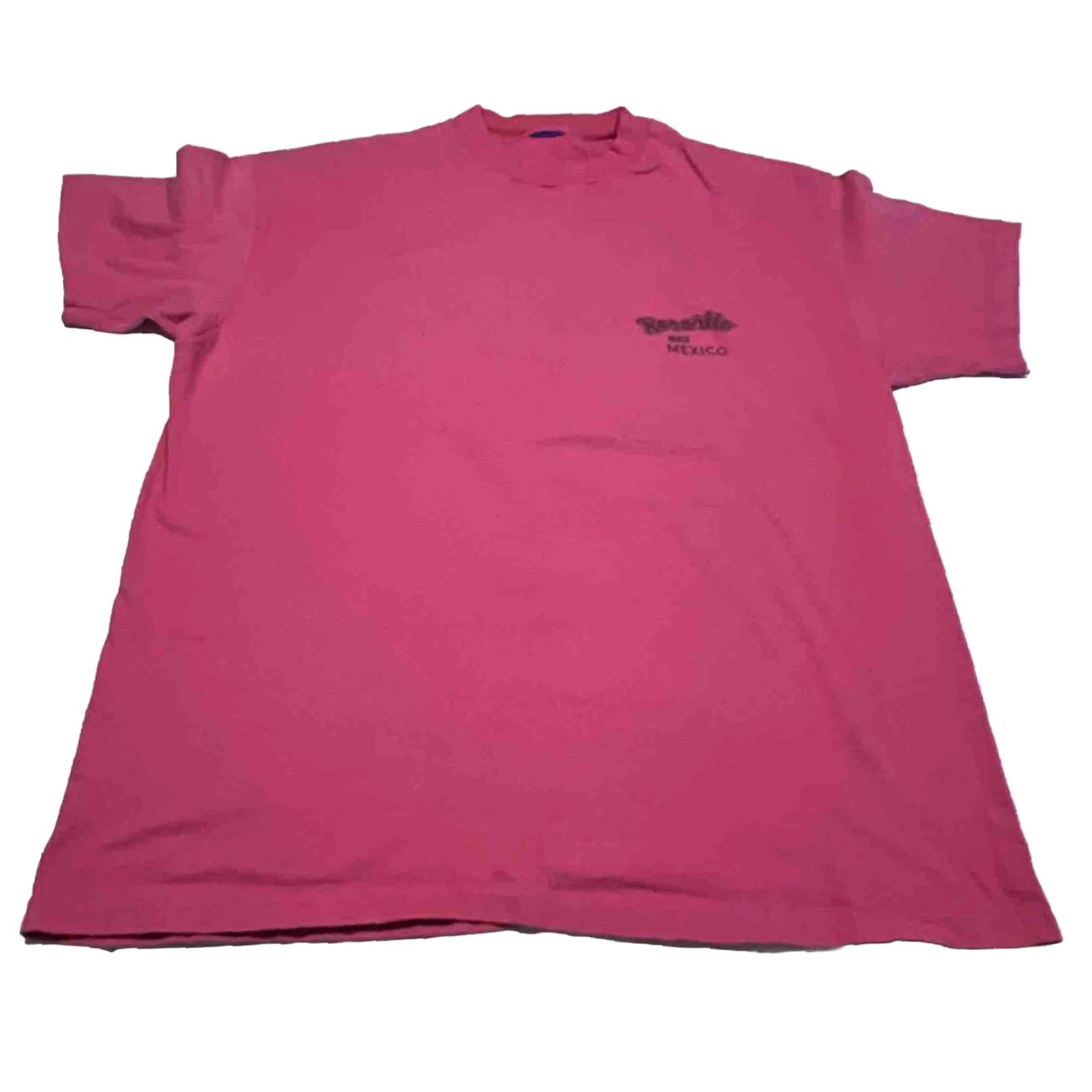 Paradise VINTAGE XL Cats Another Shi*** Day In Paradise Rosarito Beach Mexico Pink Shirt Size US XL / EU 56 / 4 - 3 Thumbnail
