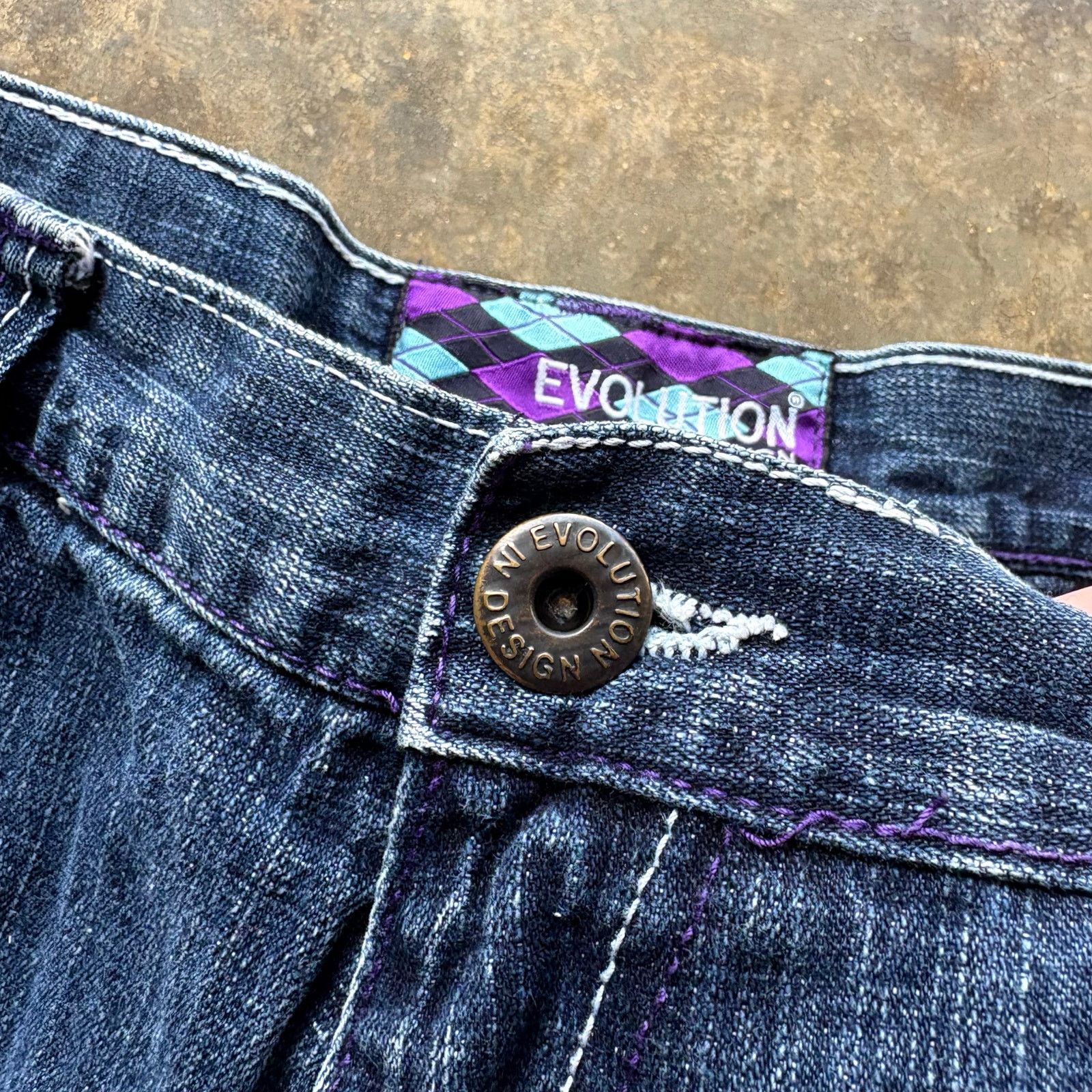 Southpole Vintage Southpole Style Baggy Evolution Denim Jorts Size US 38 / EU 54 - 5 Thumbnail