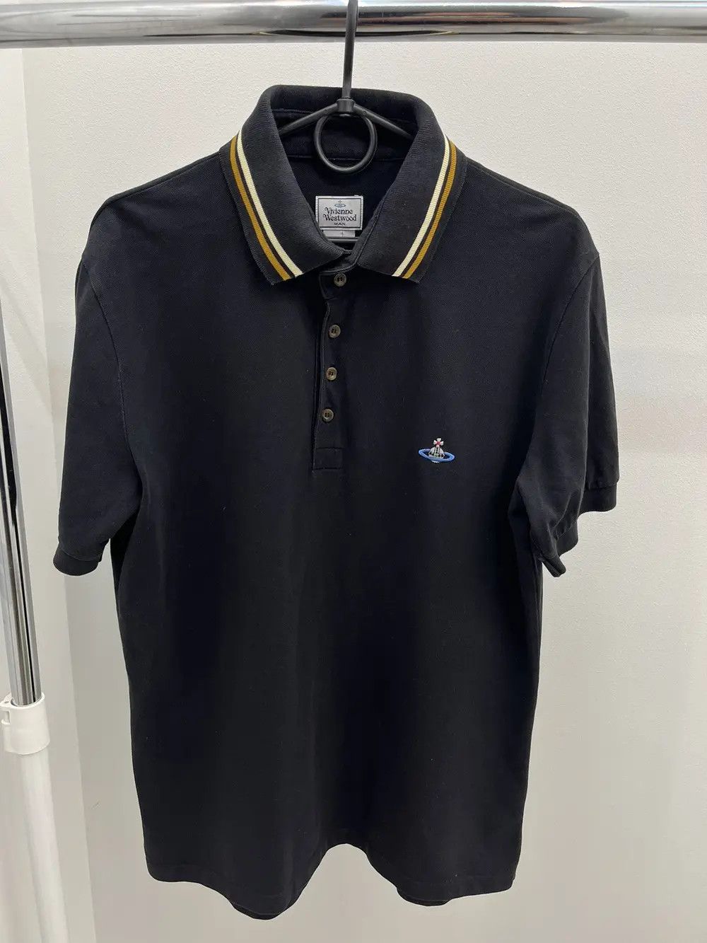 Vivienne Westwood Vivienne Westwood Orb Logo Polo Shirt Size US XL / EU 56 / 4 - 1 Thumbnail
