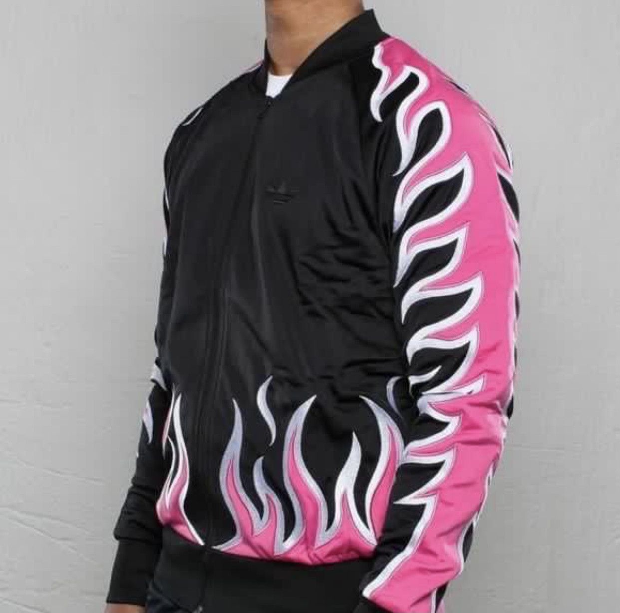 Adidas Rare Item Adidas Jacket x Jeremy Scott Pink Flame Size XS / US 0-2 / IT 36-38 - 11 Thumbnail