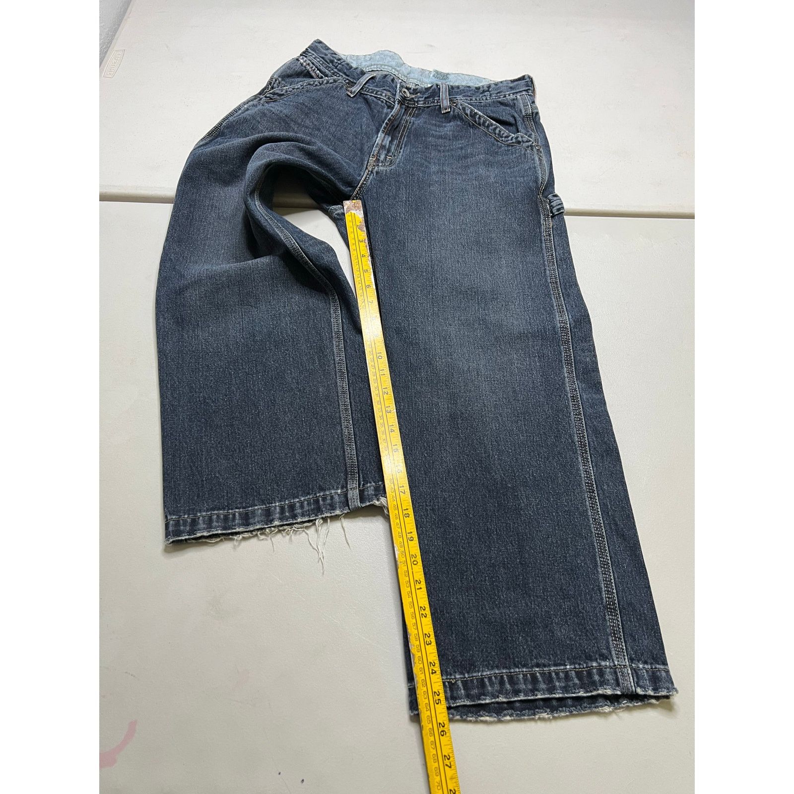 Levi's Vintage Levi’s Carpenter Jeans W32 Vintage Y2K Cropped Wide Size US 32 / EU 48 - 6 Thumbnail