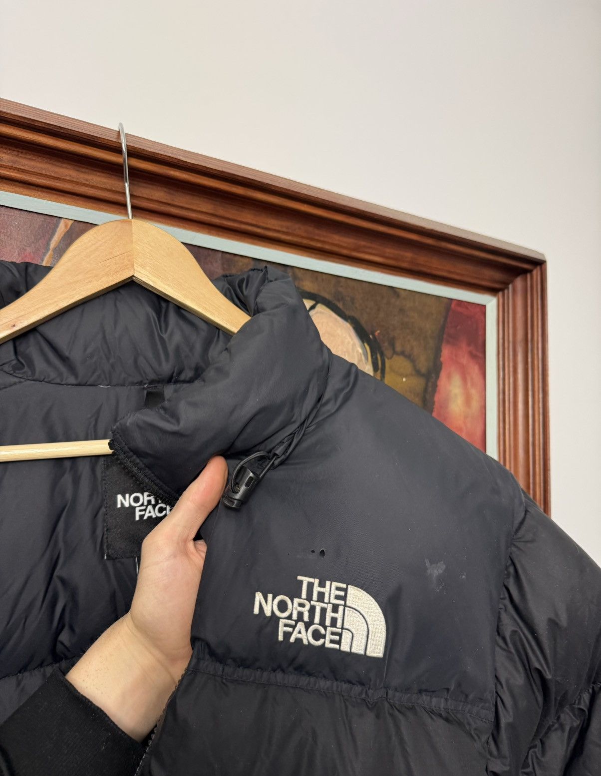 The North Face × Vintage Y2k The North Face 1996 Retro Nuptse 700 Puffer Jacket Black Size US XL / EU 56 / 4 - 4 Thumbnail