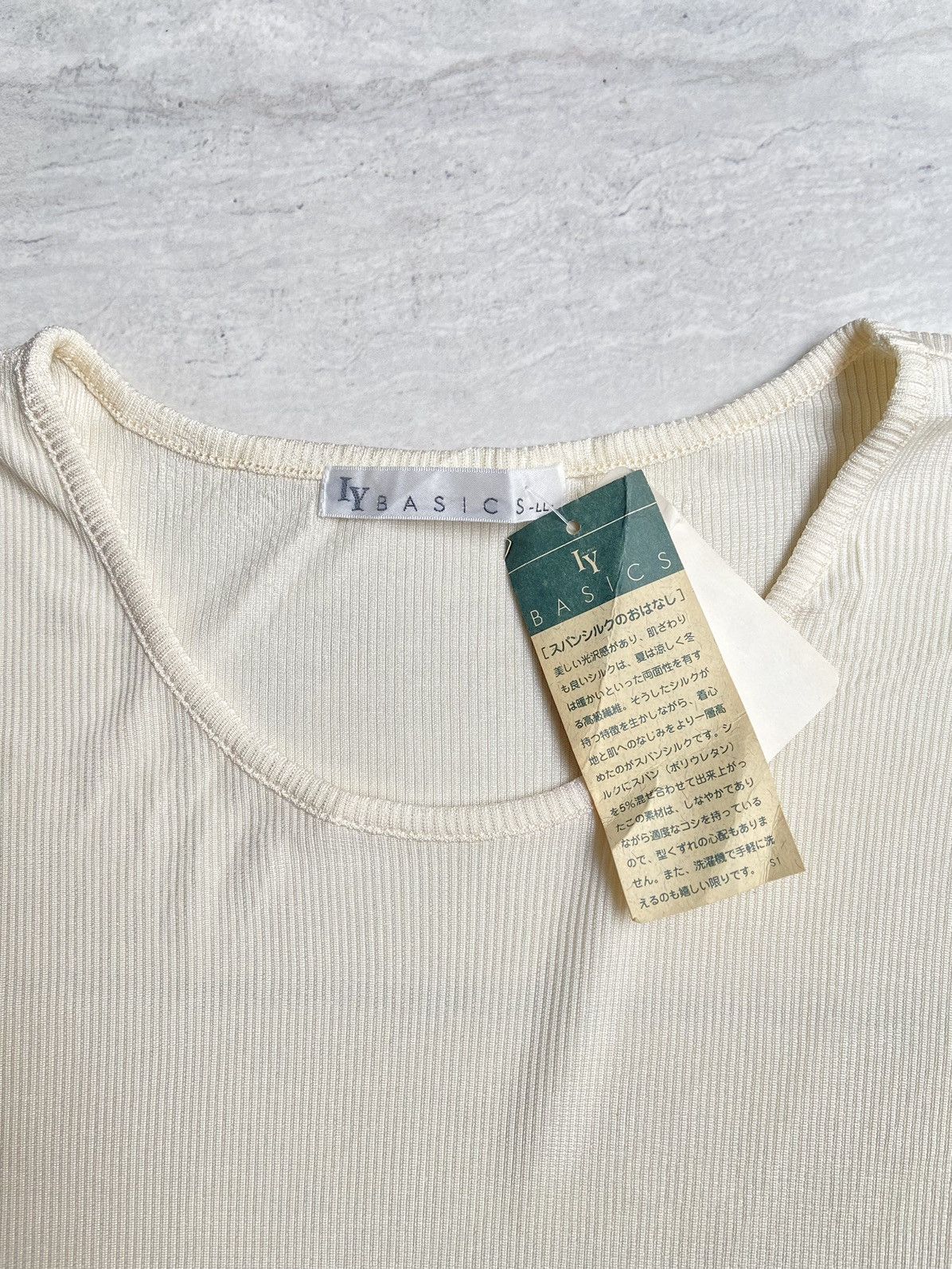 Designer × Japanese Brand LY BASICS Sleeveless T-shirt Size US XS / EU 42 / 0 - 5 Thumbnail