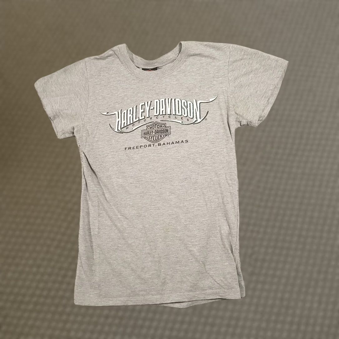 Harley Davidson Harley-Davidson Shirt Womens M Motorcycle Gray Short Sleeve Size M / US 6-8 / IT 42-44 - 1 Thumbnail