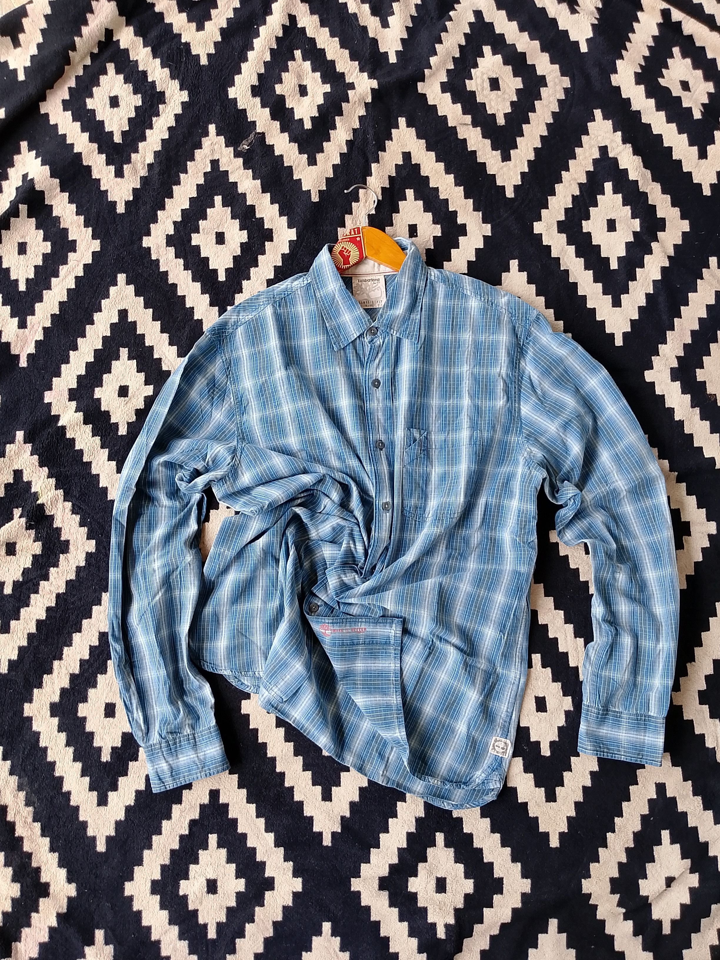 Timberland Timberland 2007 "A1H 0333" Heritage Label Plaid Long Sleeve Size US L / EU 52-54 / 3 - 1 Thumbnail