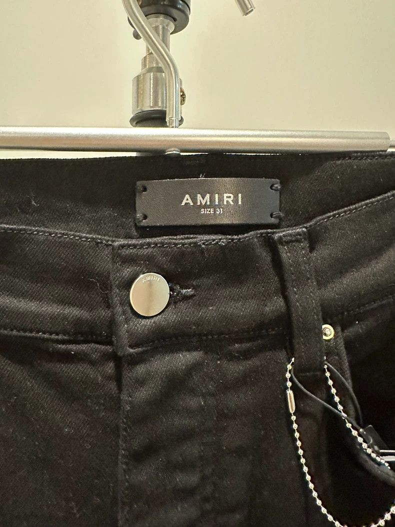 Amiri AmiriBlack slim-fit destroys jeans 2503-Nextarrow Size US 31 - 5 Thumbnail