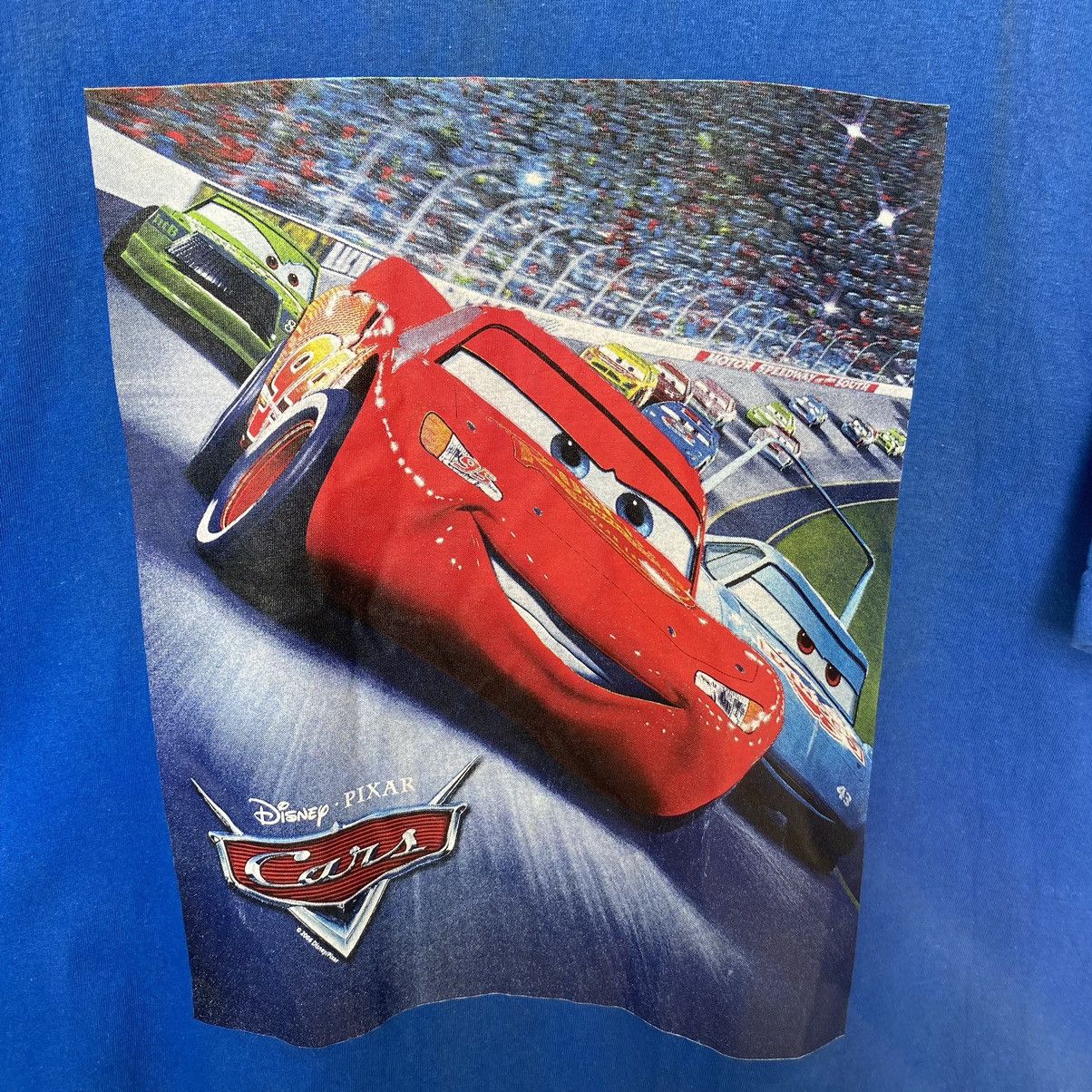Disney Thrashed Vintage 2006 Cars Pixar Movie Promo ERD GRUNGE TEE Size US XL / EU 56 / 4 - 4 Thumbnail