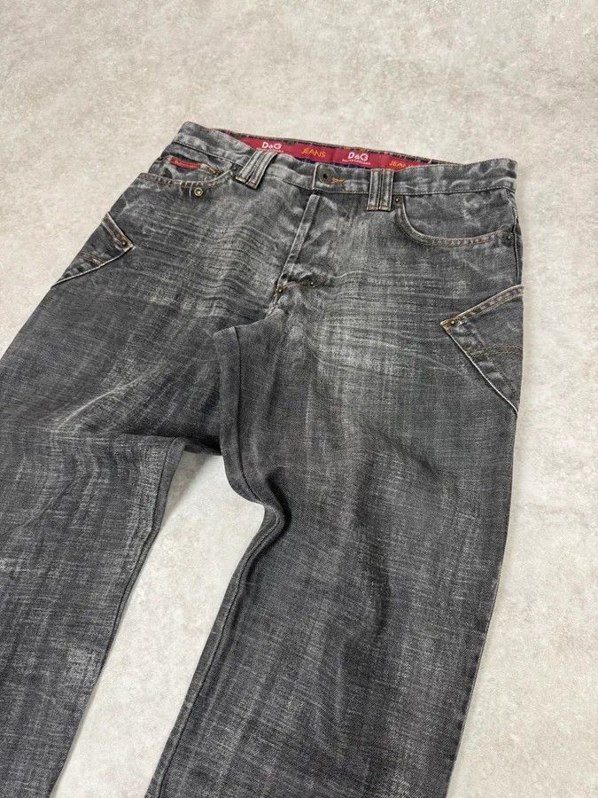 Dolce & Gabbana AW2003 Dolce & Gabbana Grey Raw Denim Jeans Size US 32 / EU 48 - 6 Thumbnail