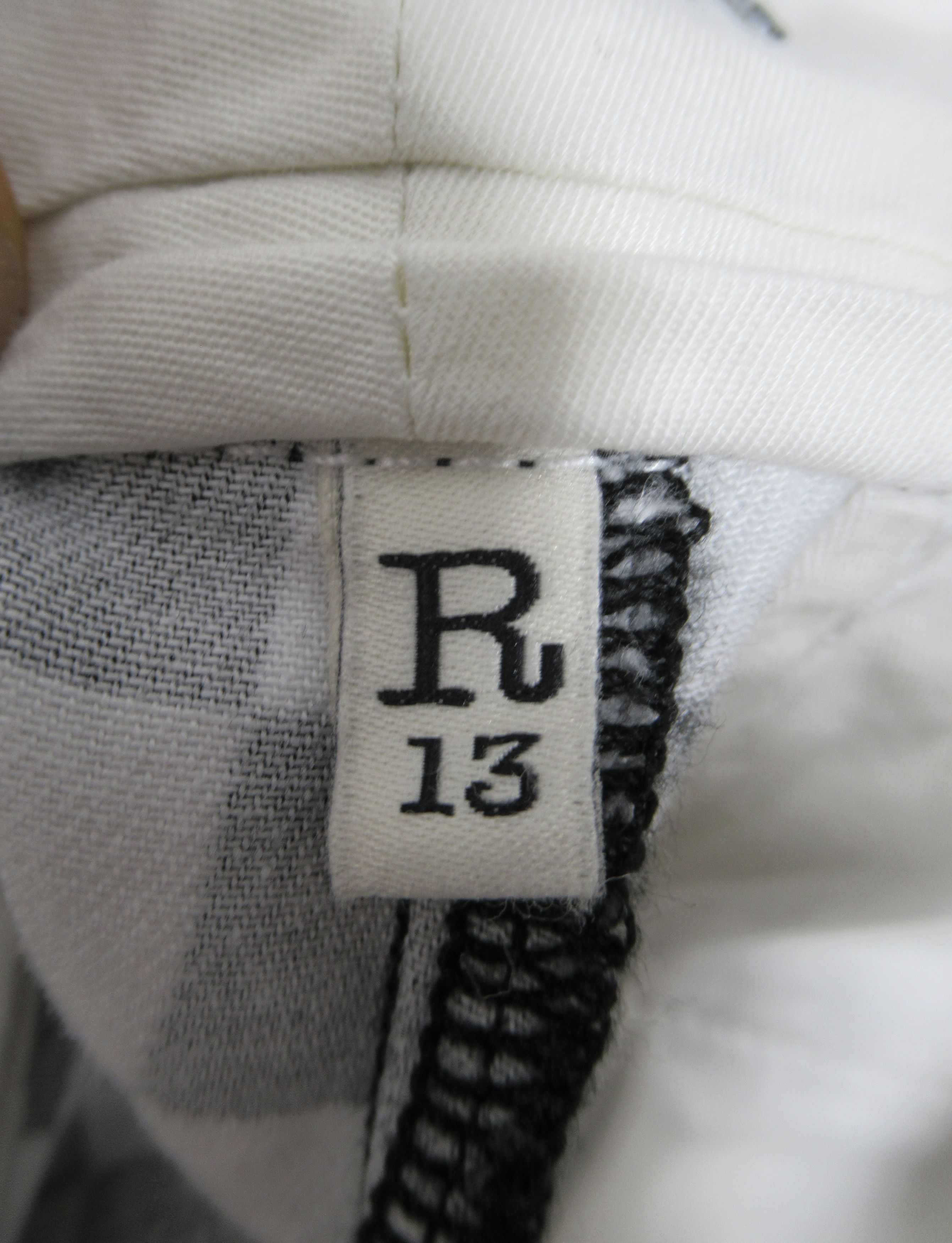 R13 R13 Slouch Pant Black White Checker R13W5008-R115B Size M Size 32" / US 10 / IT 46 - 7 Thumbnail
