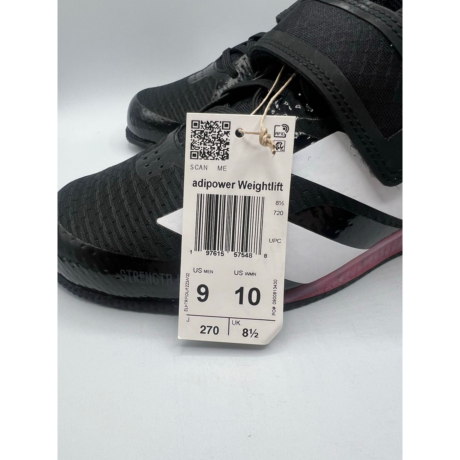 Adidas Adidas Adipower Weightlifting 3 “Black White Pure Ruby” Size US 9 / EU 42 - 7 Thumbnail