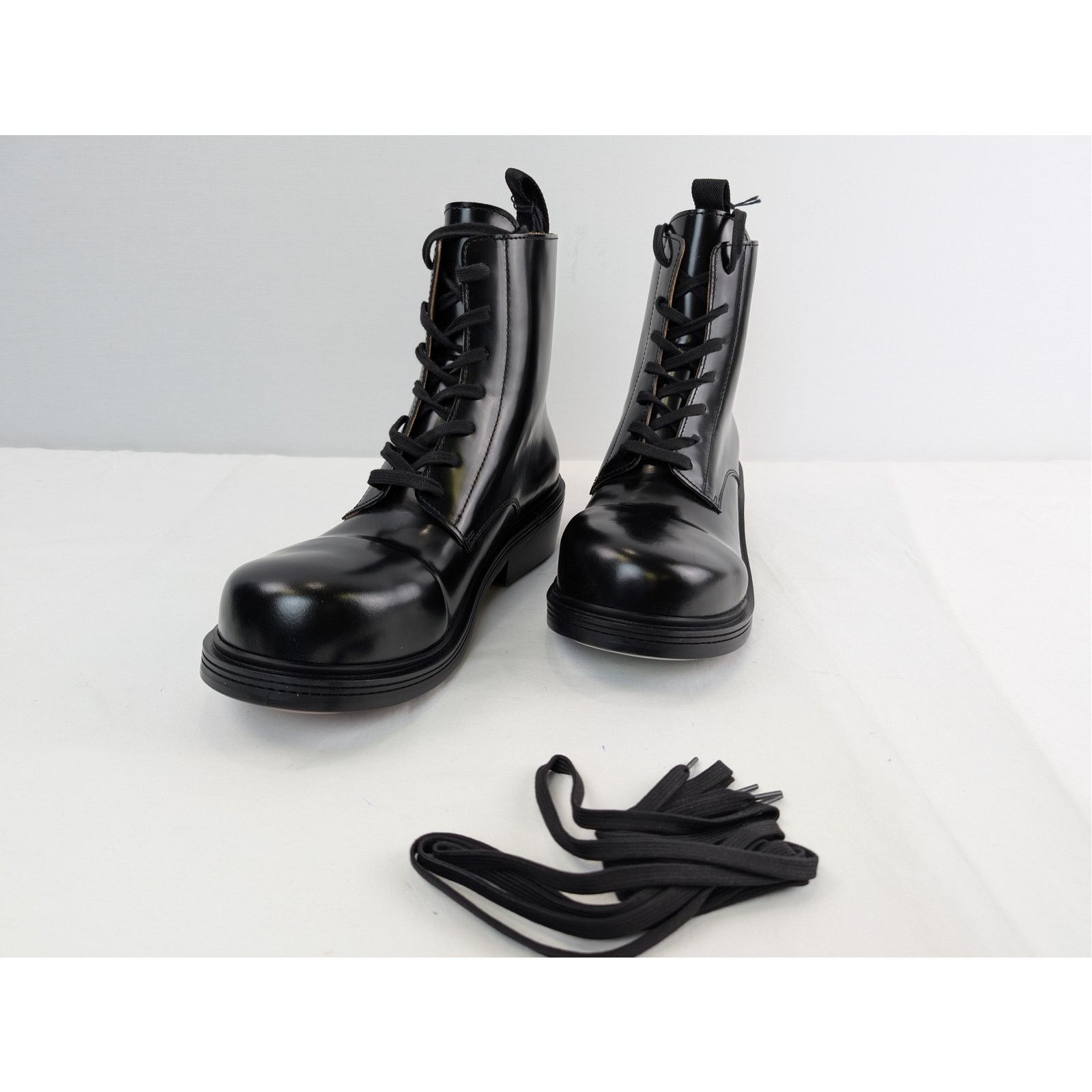 Bottega Veneta o1rshd1 Fireman Ankle Boots in Black Size US 11 / EU 44 - 8 Thumbnail