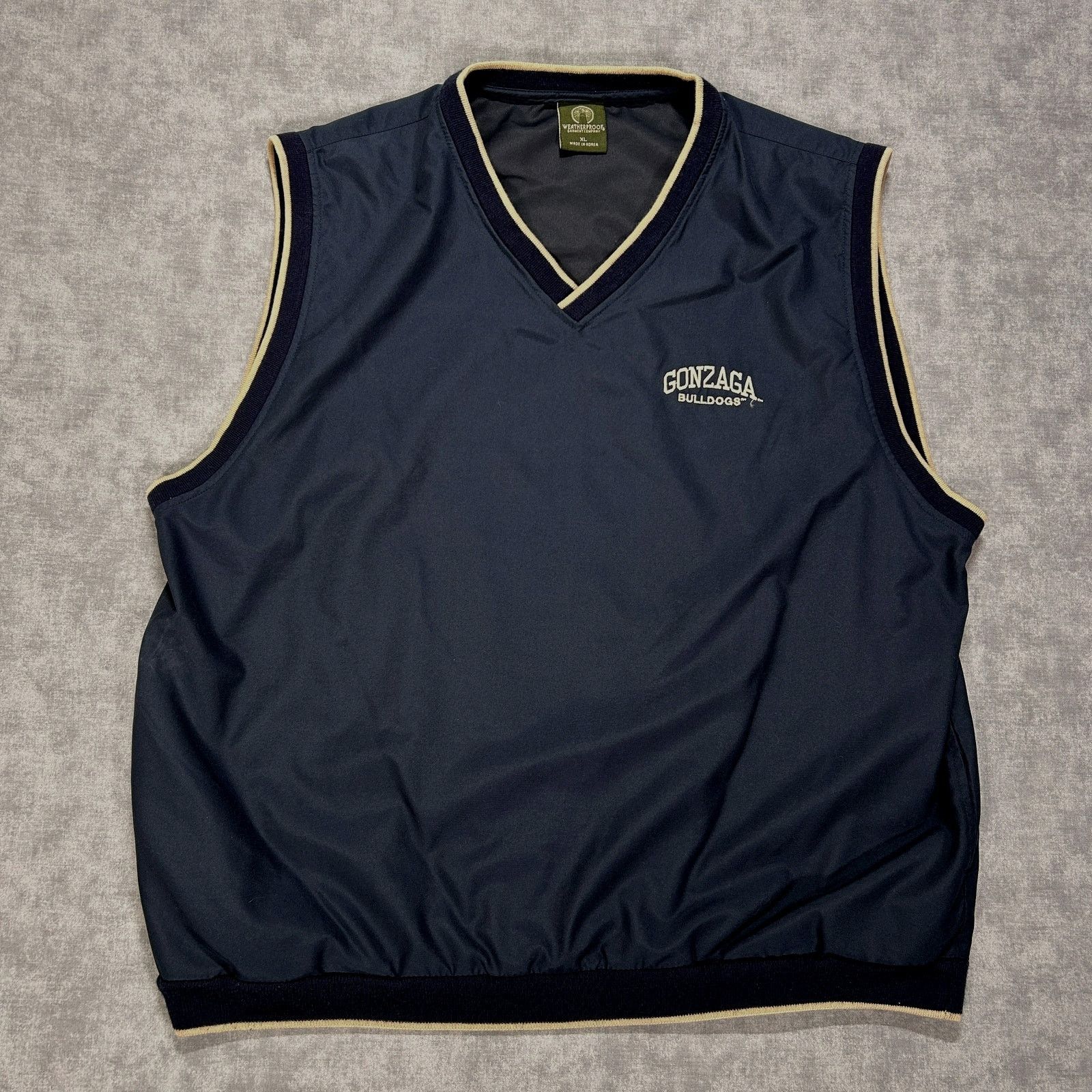 Weatherproof VTG Weatherproof Gonzaga Bulldogs windbreaker vest mens XL Size US XL / EU 56 / 4 - 1 Thumbnail
