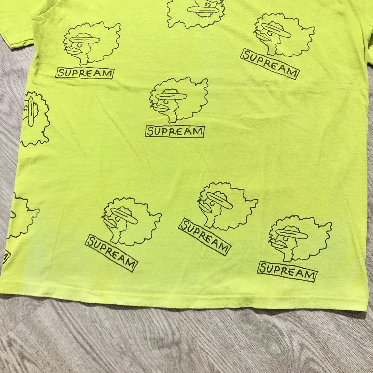 Supreme Supreme x Mark Gonzales Ramm Head T-shirt Green Streetwear Size US L / EU 52-54 / 3 - 3 Thumbnail