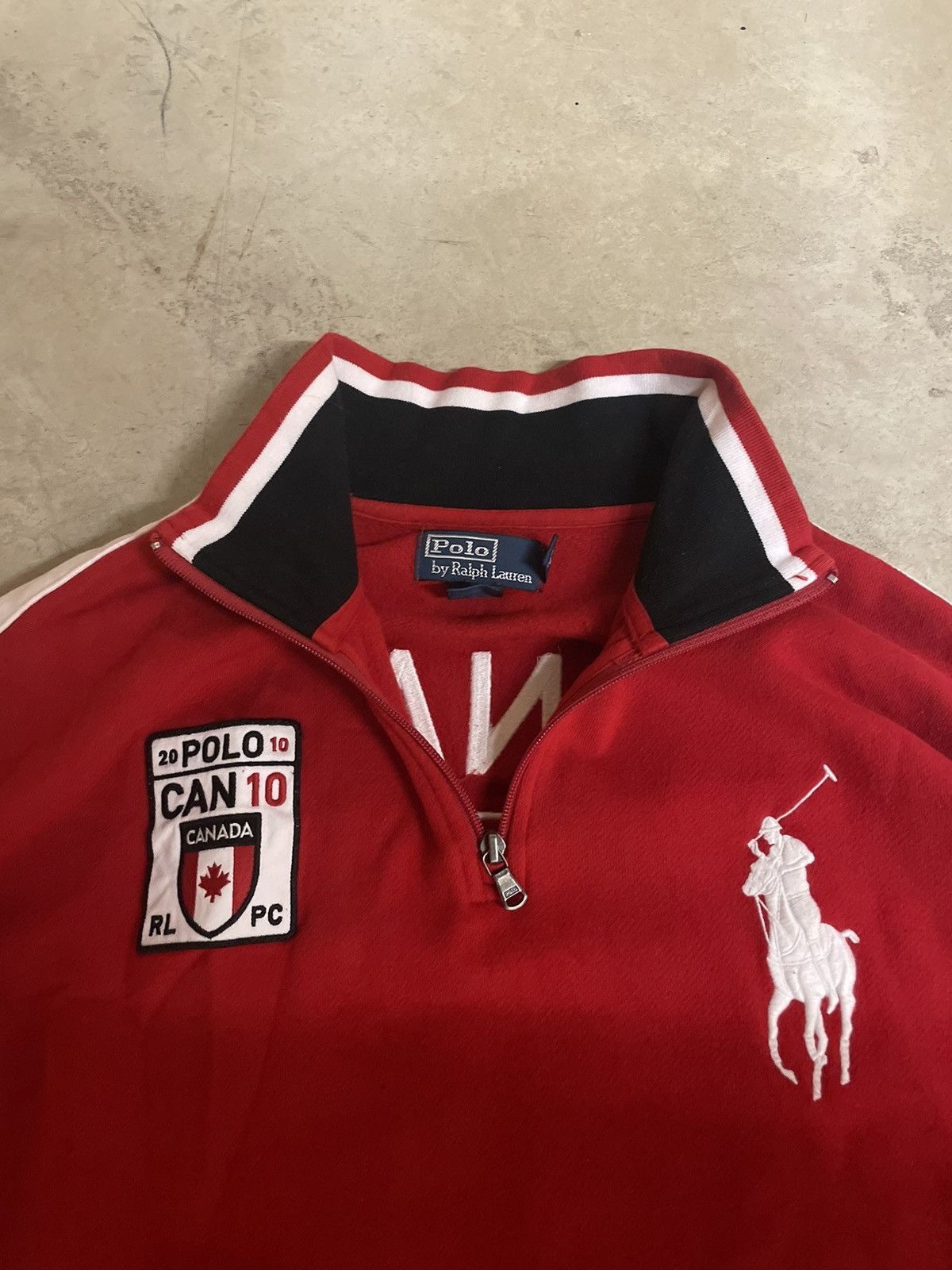 Polo Ralph Lauren POLO Ralph Lauren 2010 Canadian Olympics Quarter Zip Size US XXL / EU 58 / 5 - 9 Thumbnail