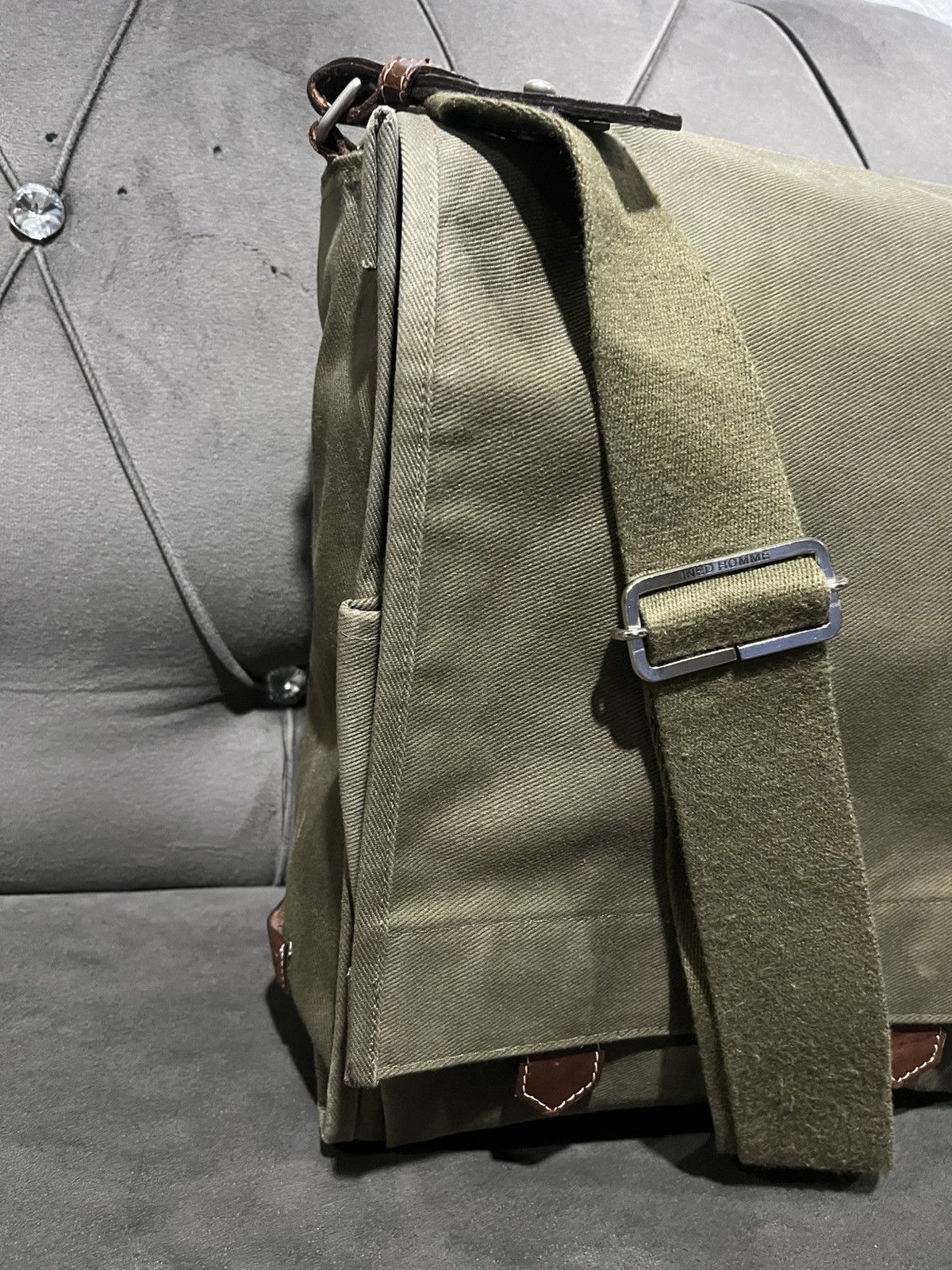 Yohji Yamamoto Authentic INED HOMME By Yohji Yamamoto Militry Bag Size ONE SIZE - 7 Thumbnail