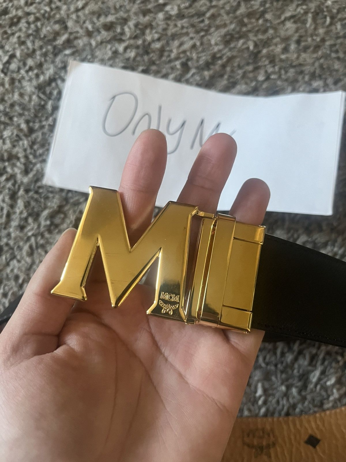 MCM MCM Reversible Belt Size 32 - 3 Thumbnail