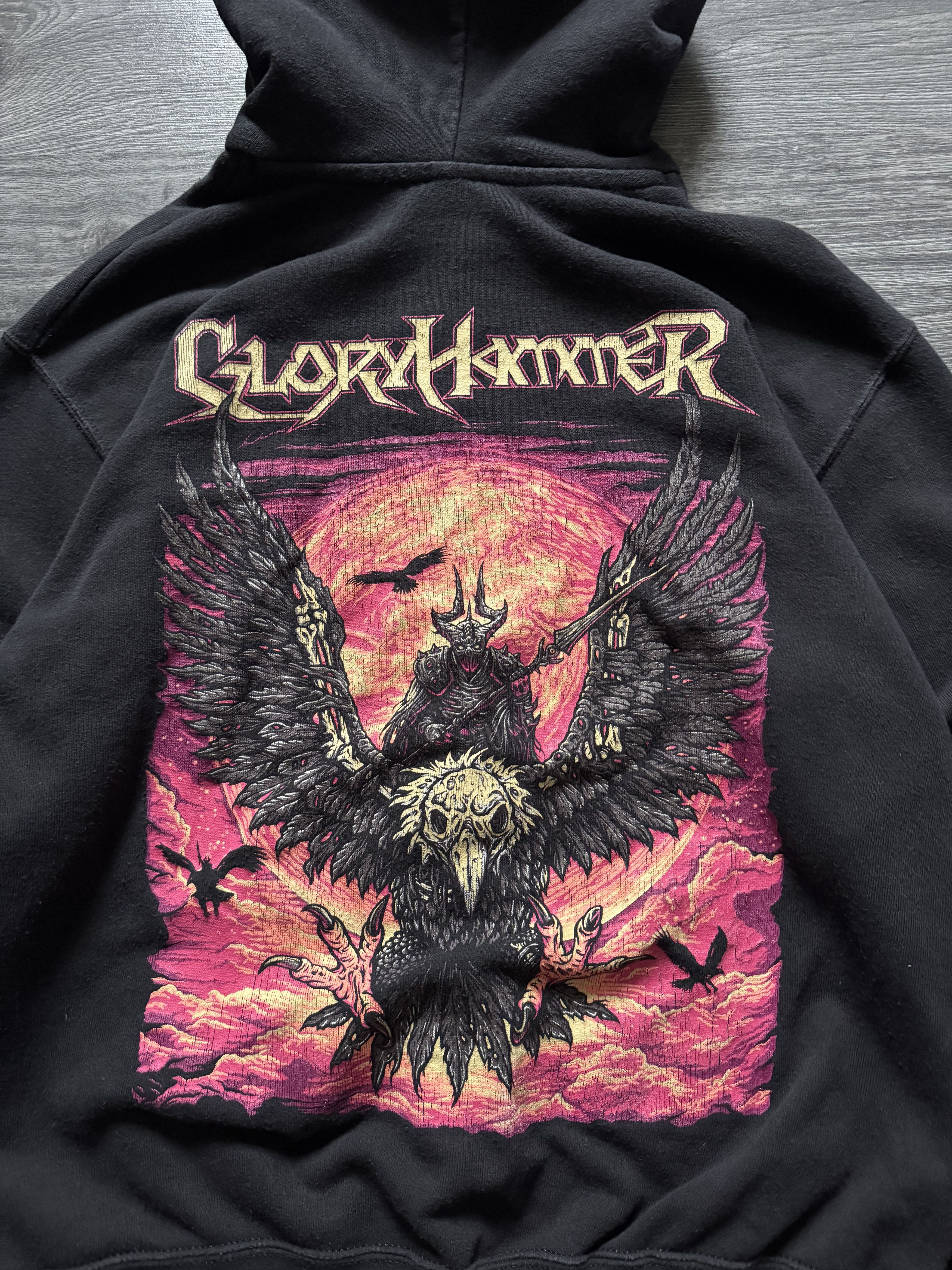 Band Tees × Vintage Vintage GloryHammer Masters of The Galaxy Metal Zip Hoodie Size US M / EU 48-50 / 2 - 6 Thumbnail