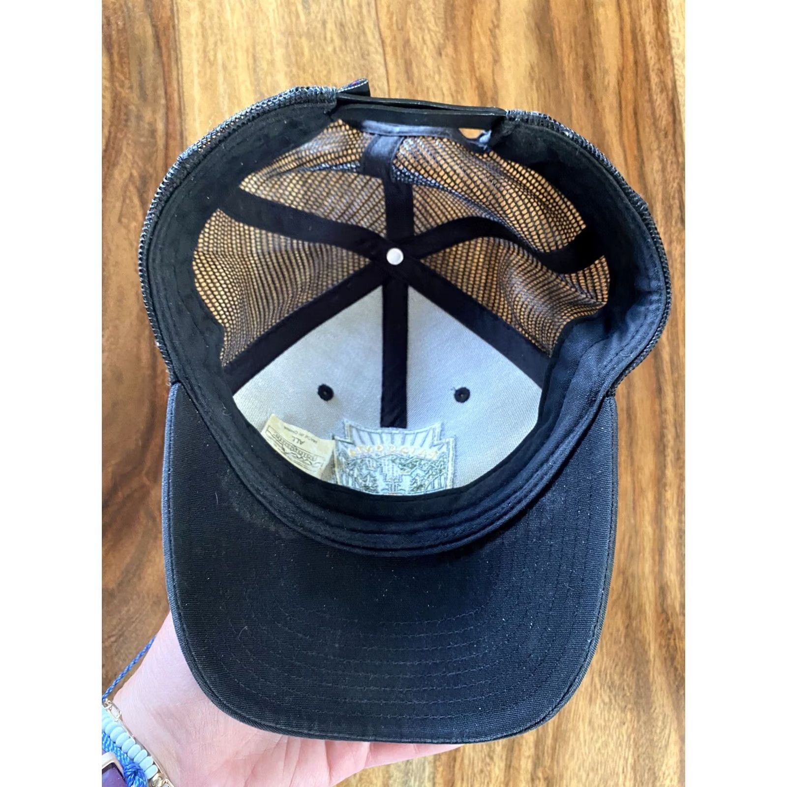 Patagonia VINTAGE Rare Patagonia Pittsburgh Snapback Hat Black Size ONE SIZE - 6 Thumbnail