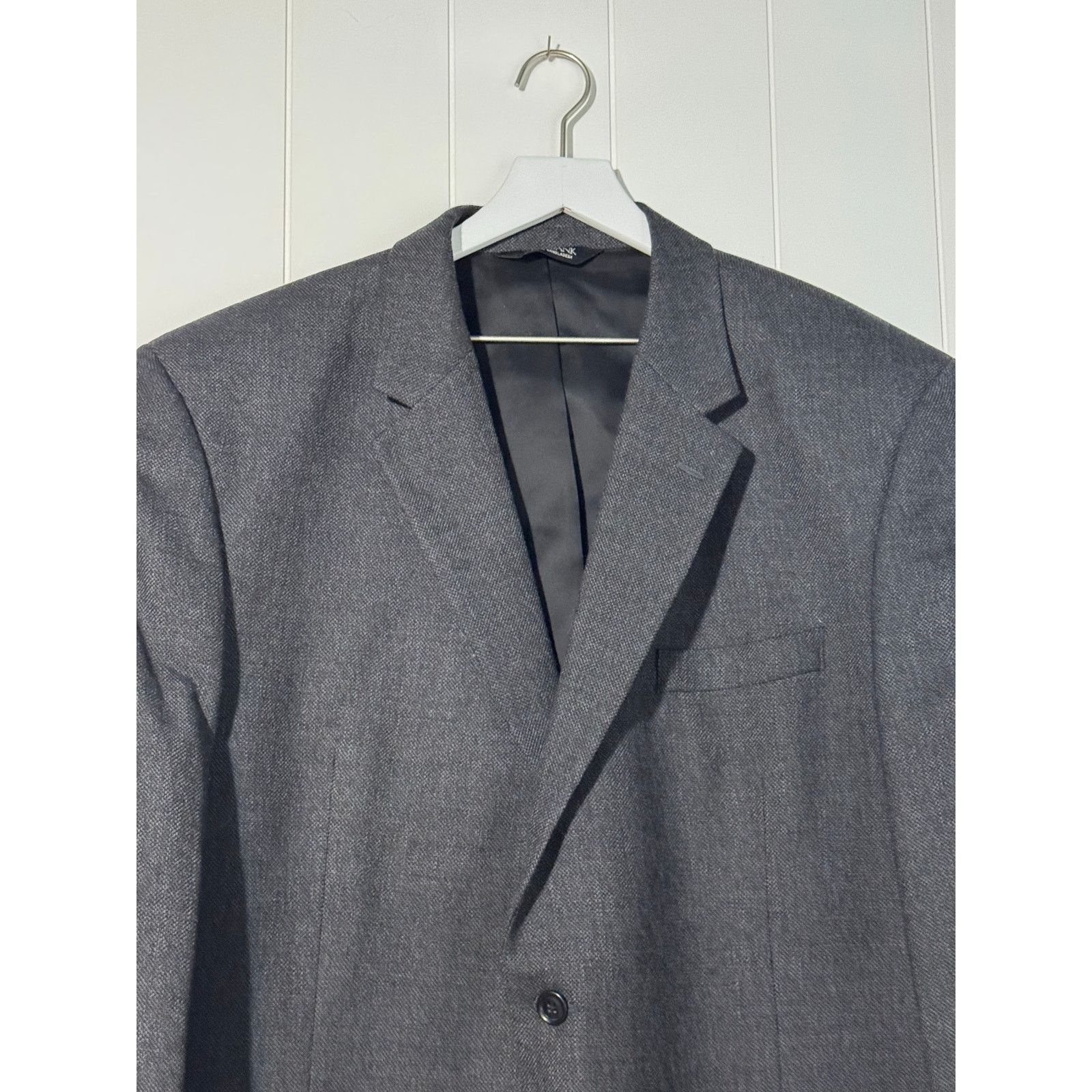 Jos. A. Bank Jos. A. Bank Traveler’s Collection 48R Wool Gray Sport Coat Size 48R - 3 Thumbnail