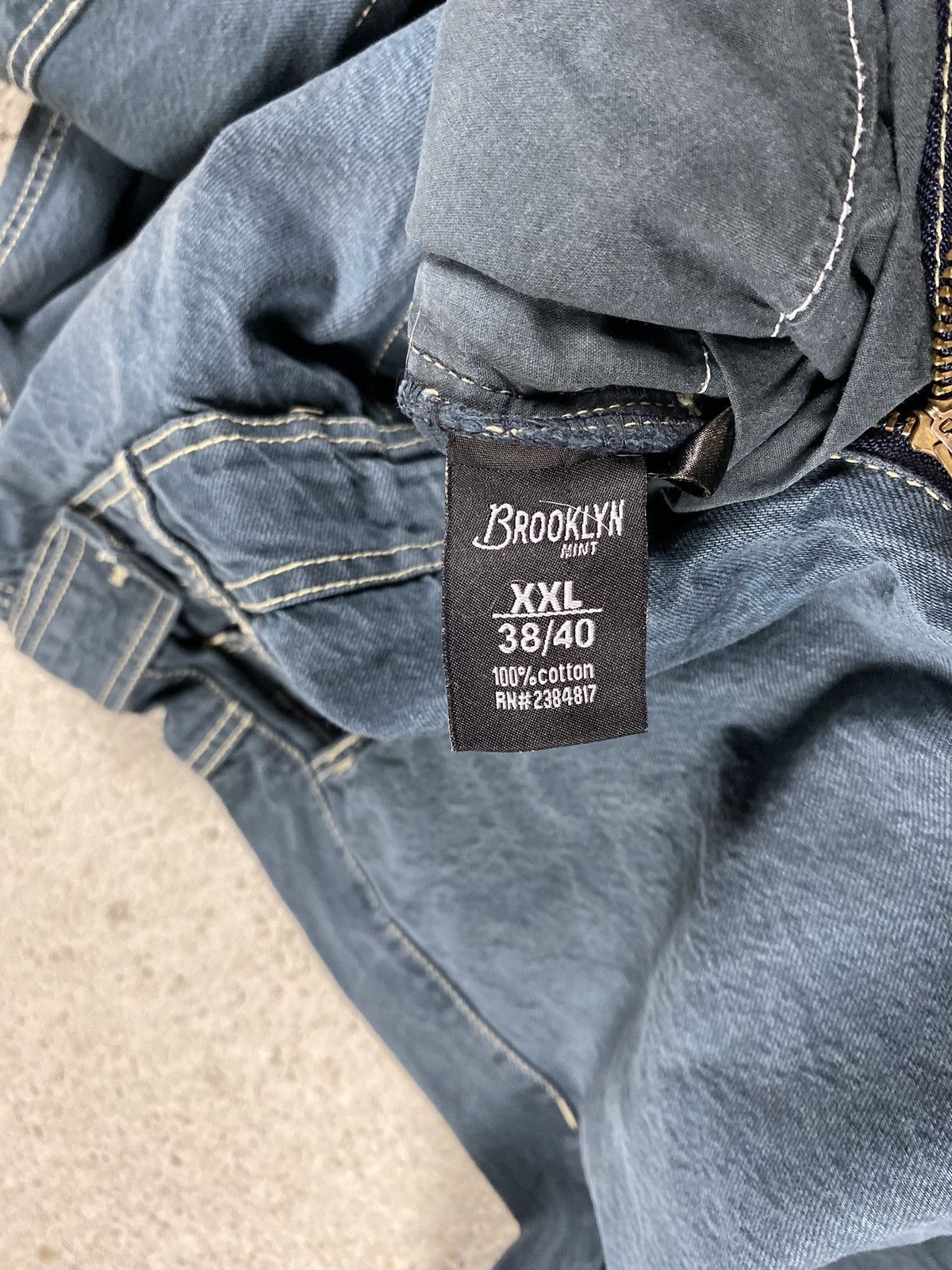 Brooklyn Mint Brooklyn mint jumpsuit denim jeans biggie hip hop navy Size US 38 / EU 54 - 9 Thumbnail
