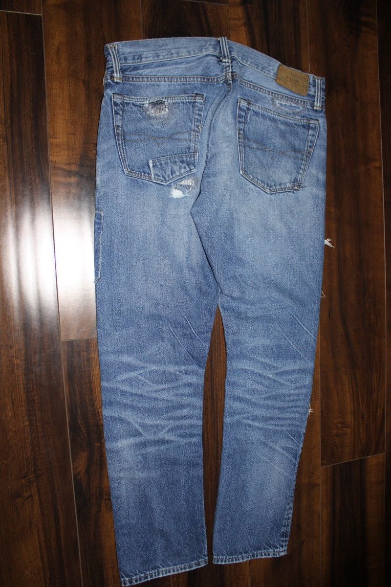 Polo Ralph Lauren Skinny polo patch work jeans Size US 32 / EU 48 - 3 Thumbnail