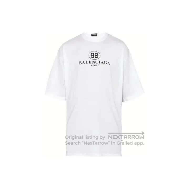 Balenciaga Balenciaga Logo Print Short Sleeve T. Size US S / EU 44-46 / 1 - 1 Thumbnail